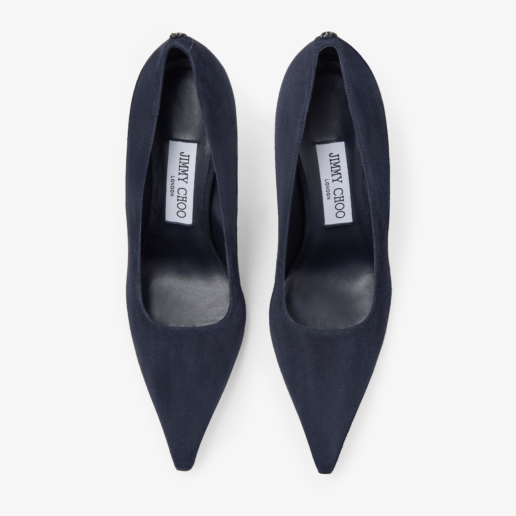 Ixia 80 | Marine Suede Pumps | JIMMY CHOO
