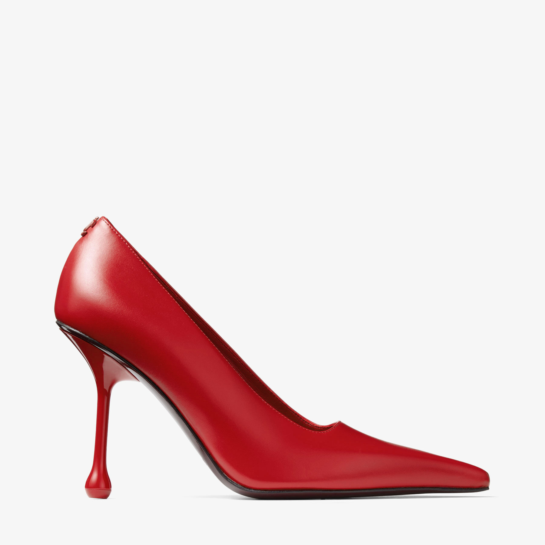 Ixia 95 | Ruby Red Leather Pumps | JIMMY CHOO