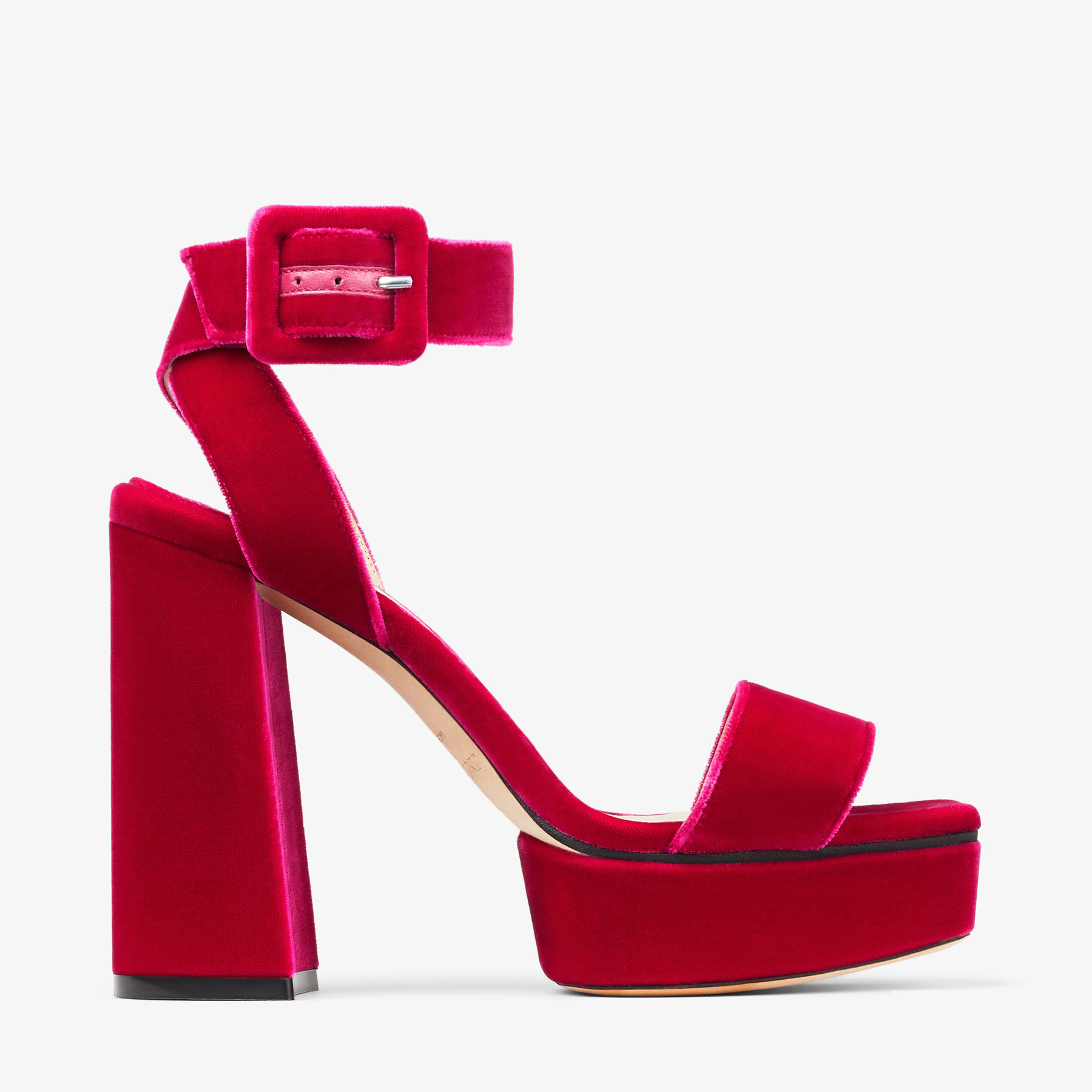 Jimmy Choo★人気ミラーサンダル JAX/PF 115 シルバー Silver Mirror Fabric Platform Sandals|JAX 115|Spring/Summer