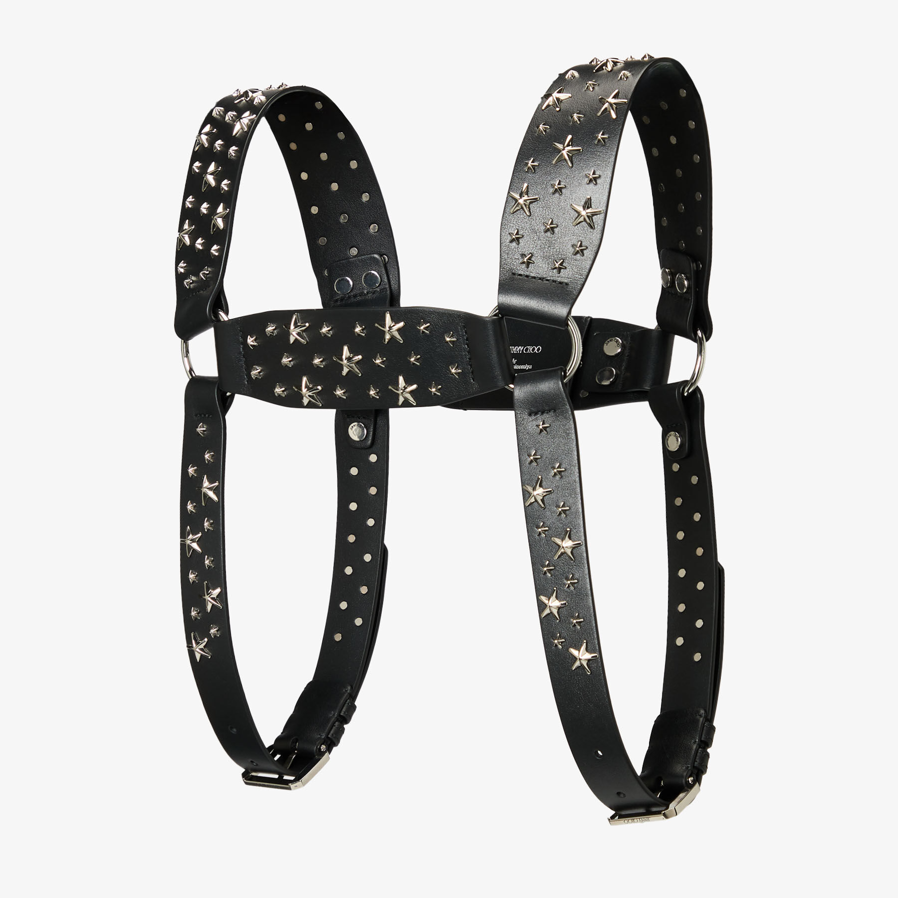 Jimmy Choo noir kei ninomiya All Stars Harness | Black Smooth Calf