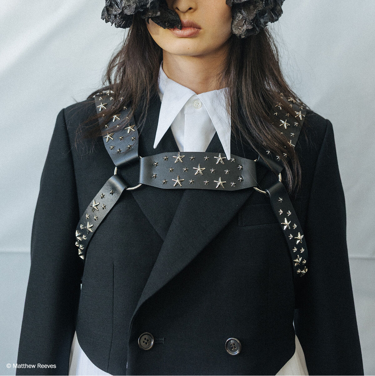 Jimmy Choo noir kei ninomiya All Stars Harness | Black Smooth Calf