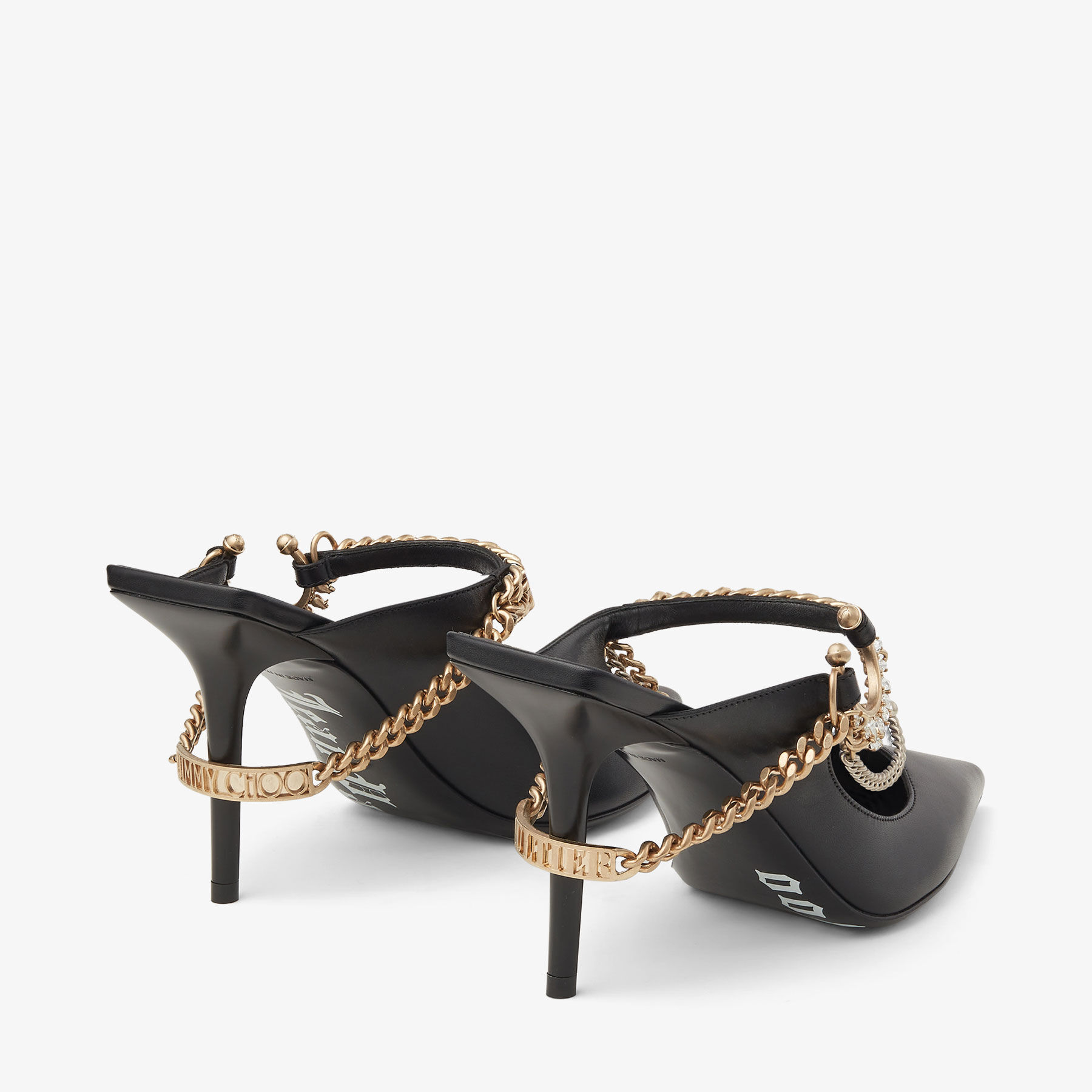 中古・古着通販】JIMMY CHOO (ジミーチュウ) レザーミュール