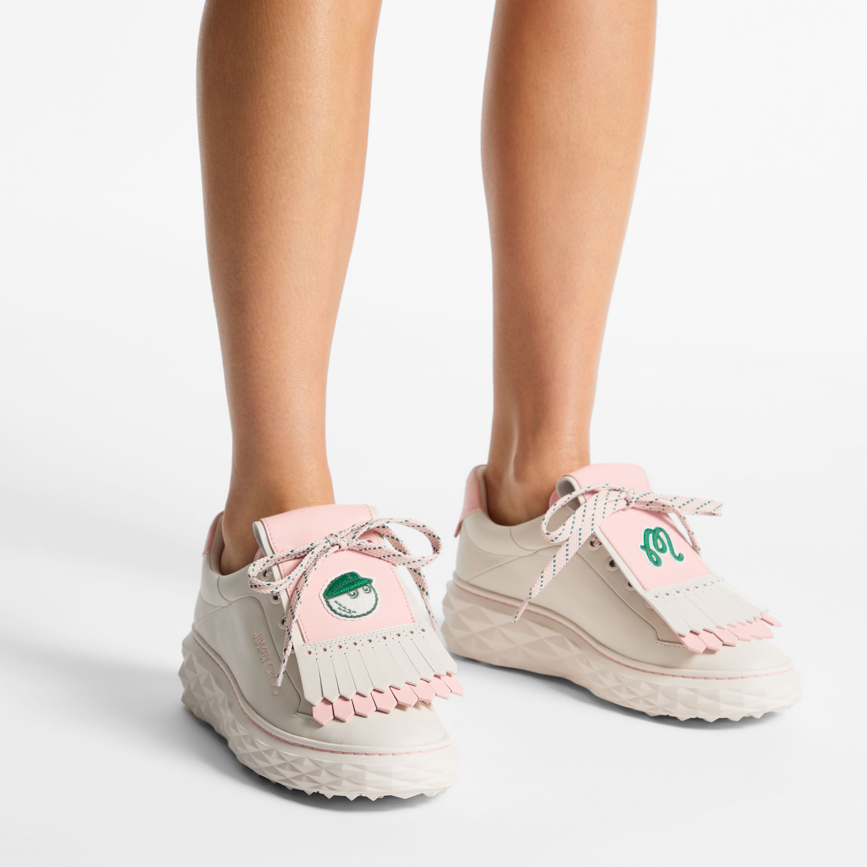 JIMMY CHOO x Malbon 2.0 Diamond F スニーカー ジミー チュウ / マルボン 2.0 ダイヤモンド F | ラテ x