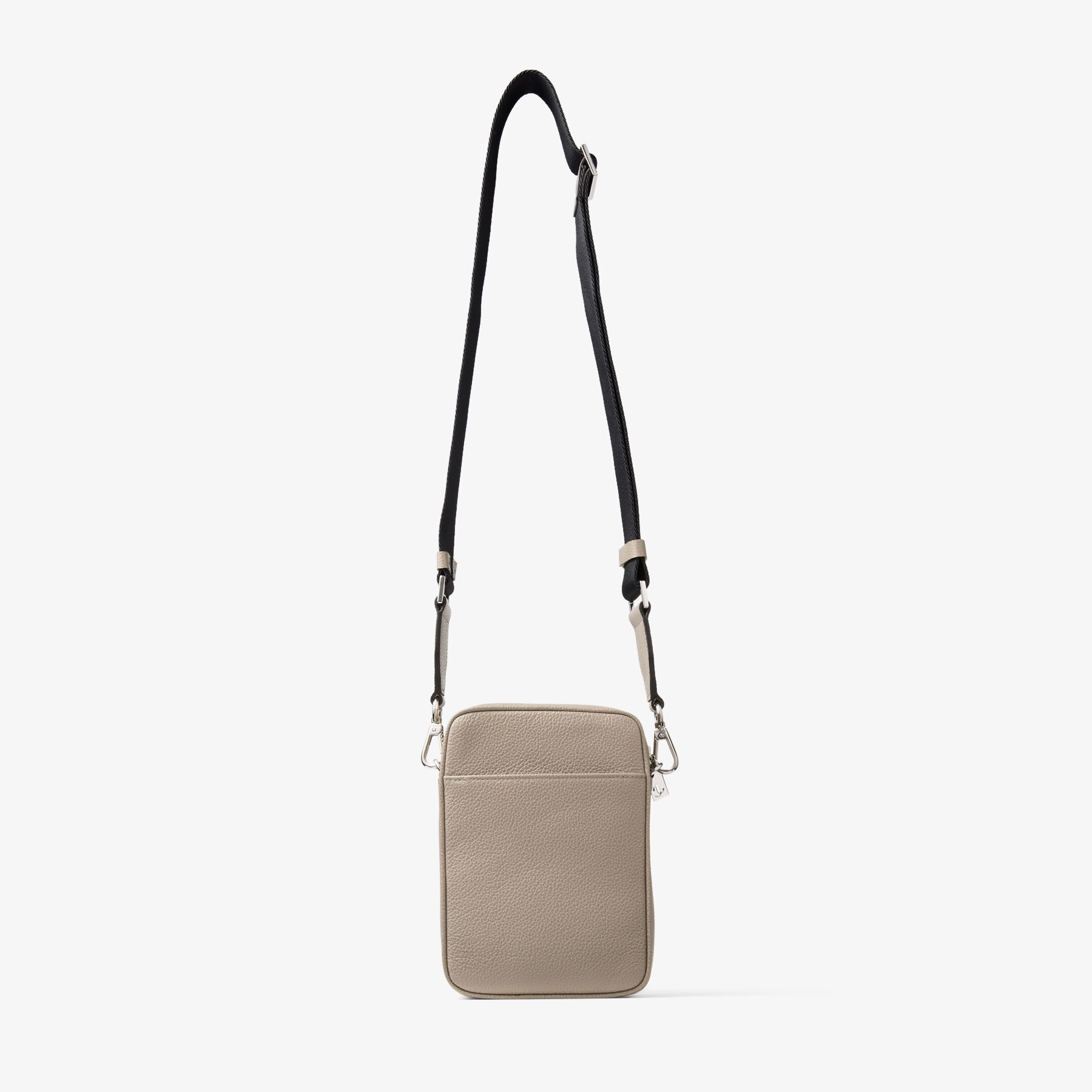 国内直営**JIMMY CHOO** Taupe カメラバッグ 女性にも Kimi Camera｜スターエンボス付き ブラックレザー・カメラバッグ