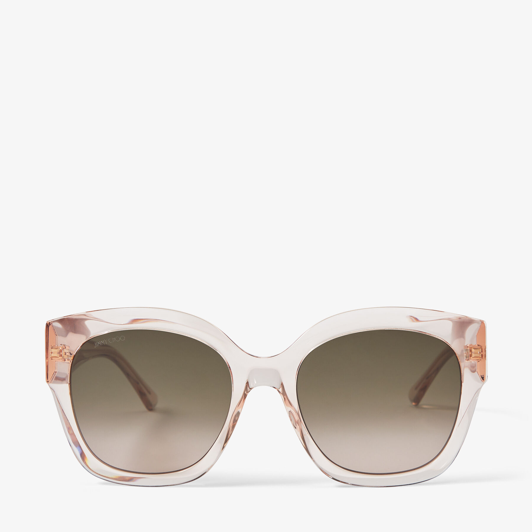 JIMMY CHOO スクエアフレムサンクラス LEELAS FWMHA Jimmy Choo Square Sunglasses Leela FWMHA Nude 55mm | eBay