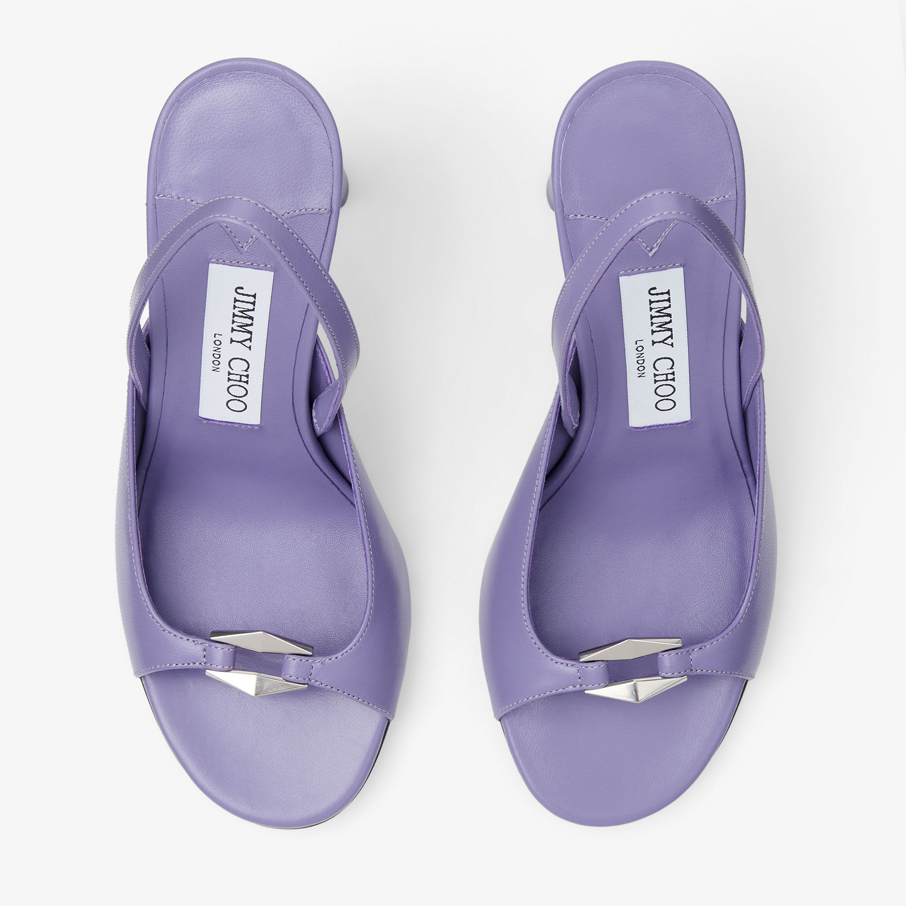 セール★Jimmy Choo★LEV95 Lev 95 | Tanzanite Nappa Leather Sandals | JIMMY CHOO