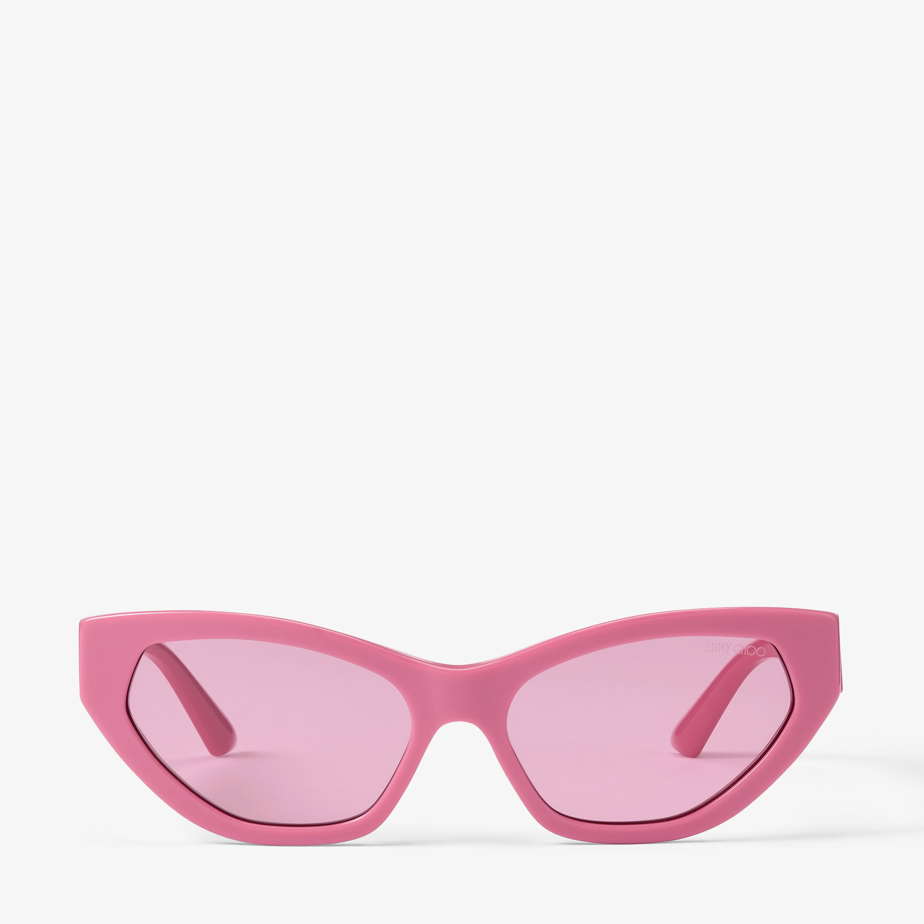 Leyla | Candy Pink Cat Eye Sunglasses | Jimmy Choo