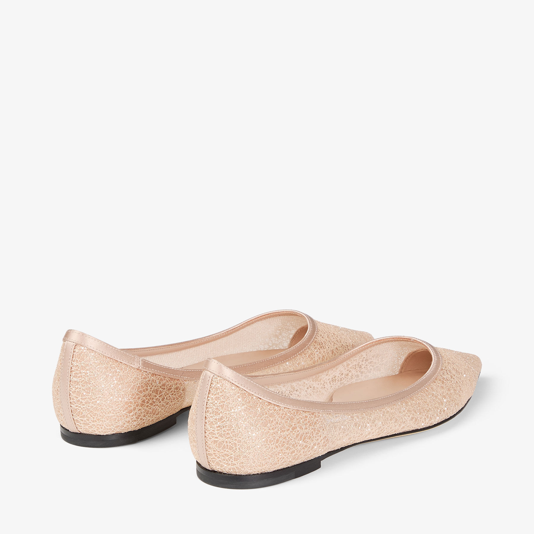 Love Flat | Macaron Candyfloss Glitter Flats | JIMMY CHOO