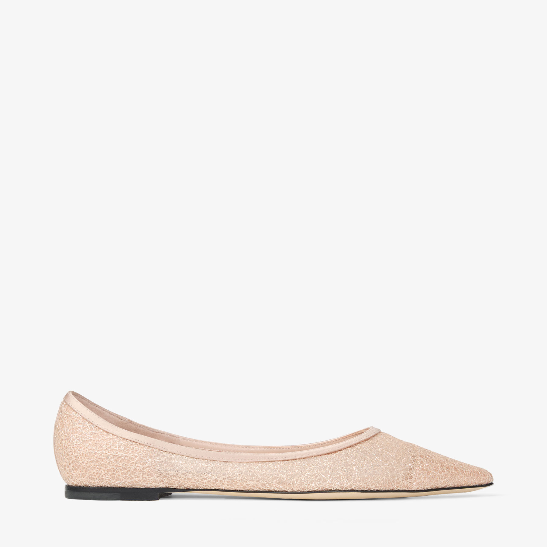 Love Flat | Macaron Candyfloss Glitter Flats | JIMMY CHOO