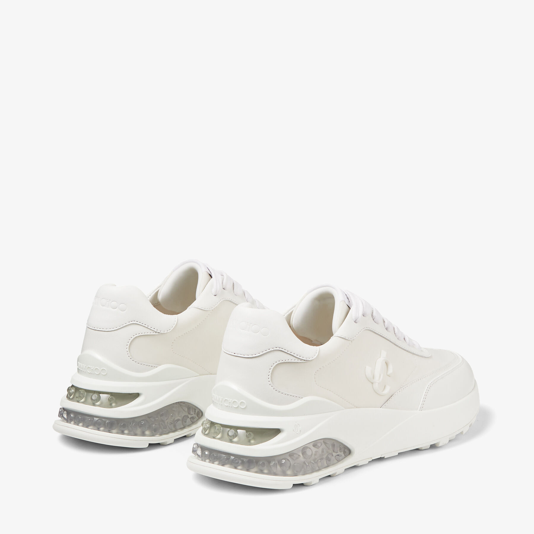 Black Neoprene and Leather Low Top Trainers | MEMPHIS LACE