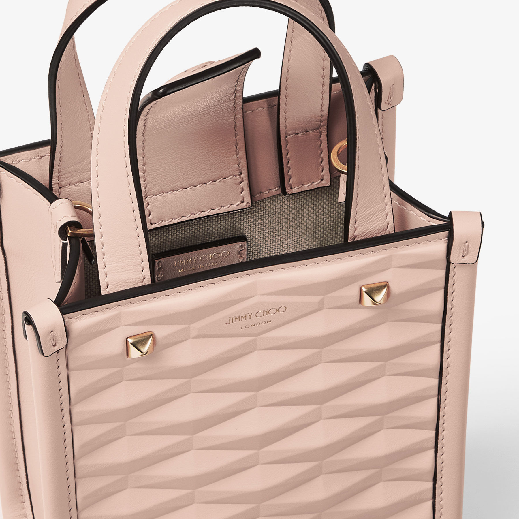★JIMMY CHOO★Diamond Tote XS★Macaron Mini Tote Diamond Tote/XS | Macaron Leather Mini Tote Bag | JIMMY CHOO