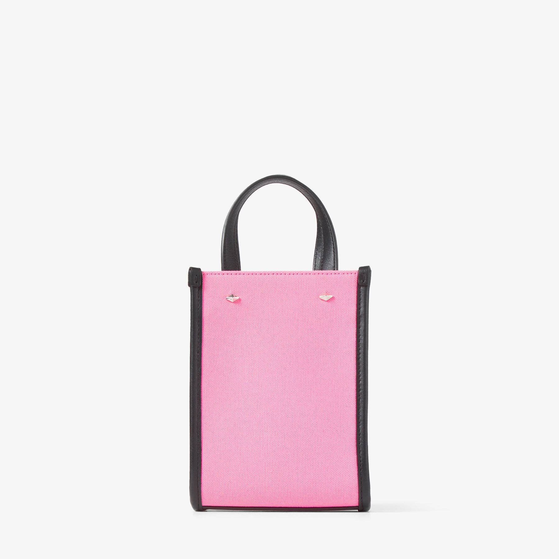 Mini N/S Tote | Washed Denim Mini Tote Bag | JIMMY CHOO