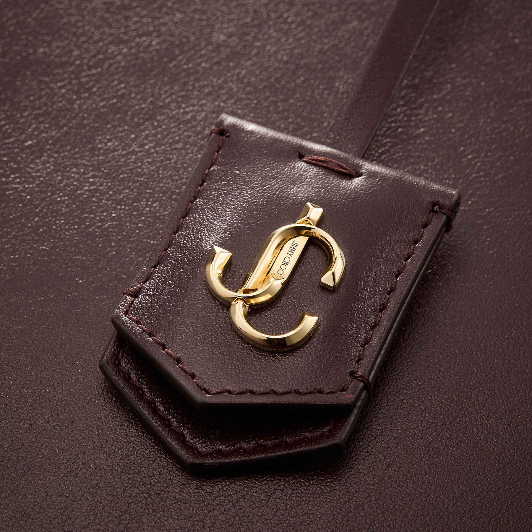 Nine2Five East-West | Deep Merlot Smooth Calf Leather Tote Handbag