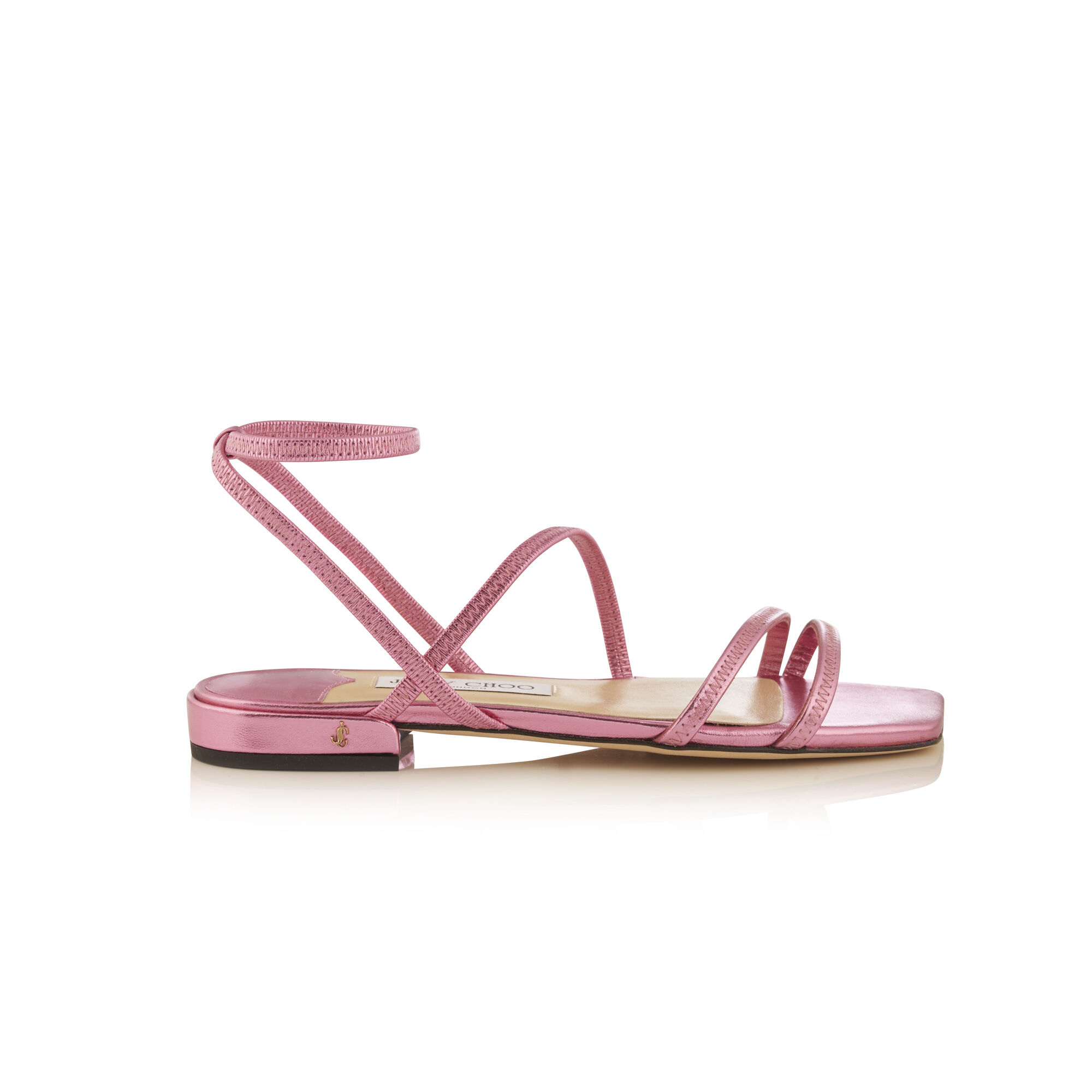 メタリック★Jimmy Choo NORI 85 レザー サンダル PEONY メタリック☆Jimmy Choo NORI 85 レザー サンダル シャンパン
