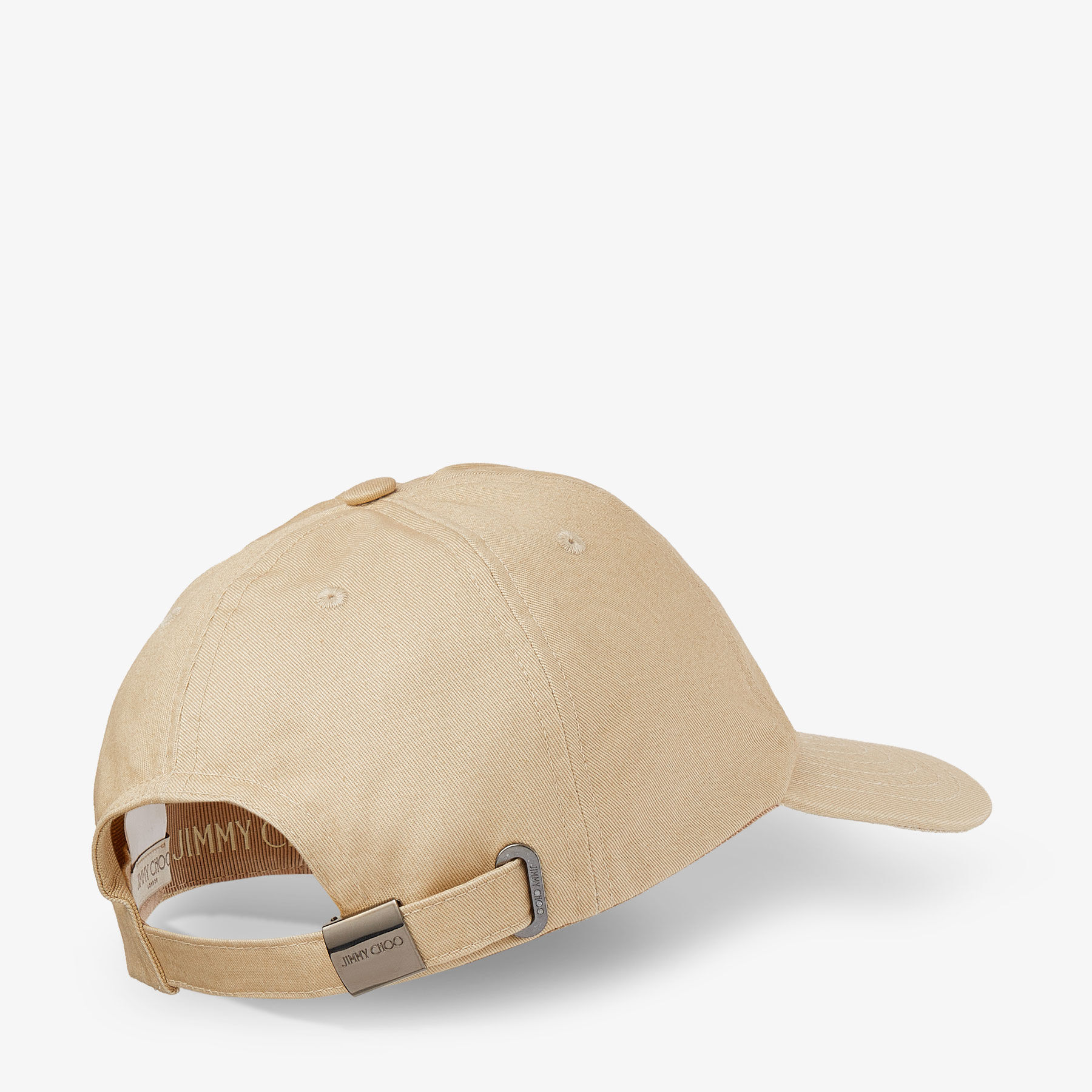 Pacifico | Natural Embroidered Cotton Baseball Cap | JIMMY CHOO