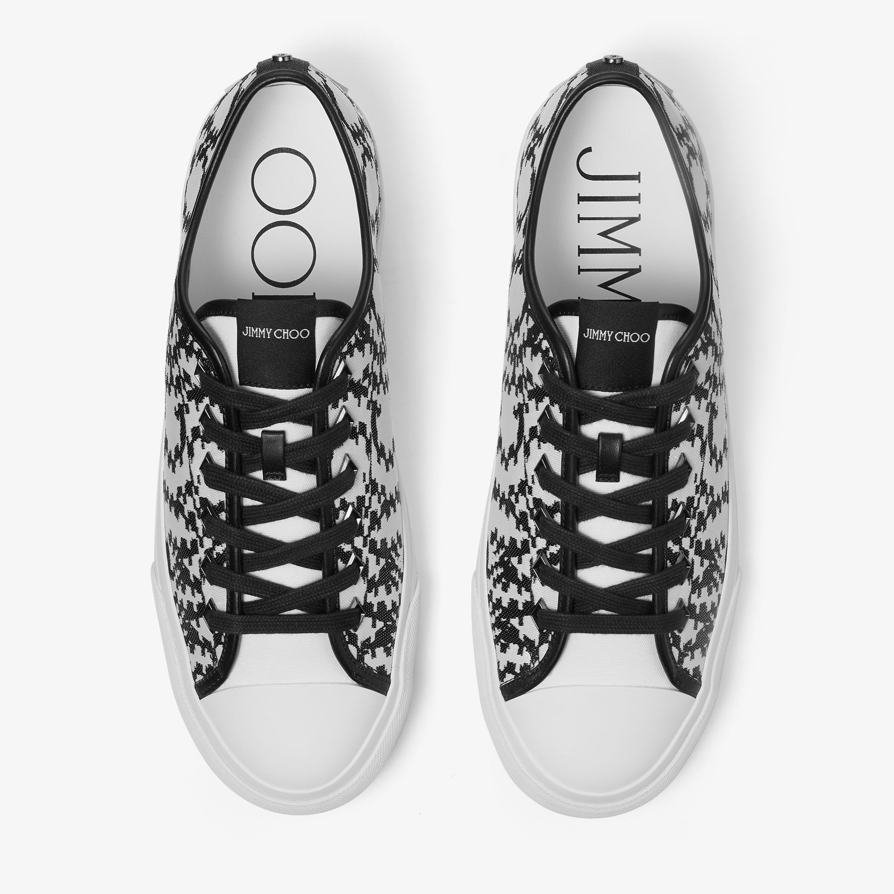 Palma/M | Black and White Distorted Jimmy Choo Jaquard