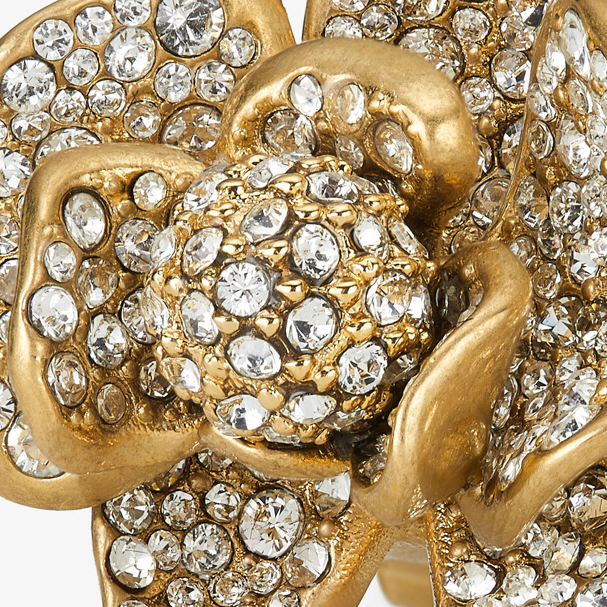 JIMMY CHOO Petal Studs パヴェクリスタル フィニッシュ ピアス JIMMY CHOO Petal Studs パヴェクリスタル フィニッシュ ピアス