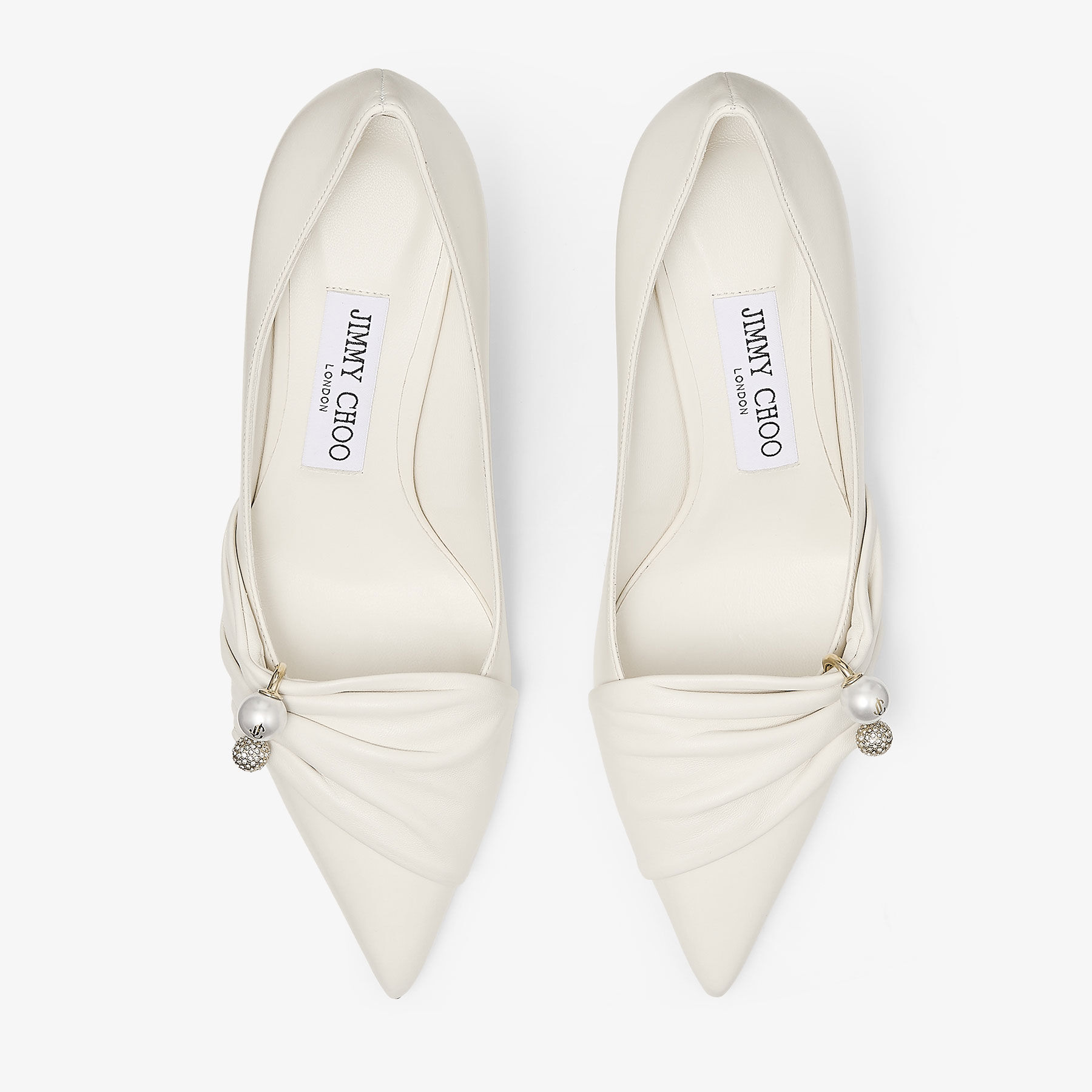 Rafi Pump 65 | Latte Nappa and Soft Glove Leather Pumps | JIMMY CHOO