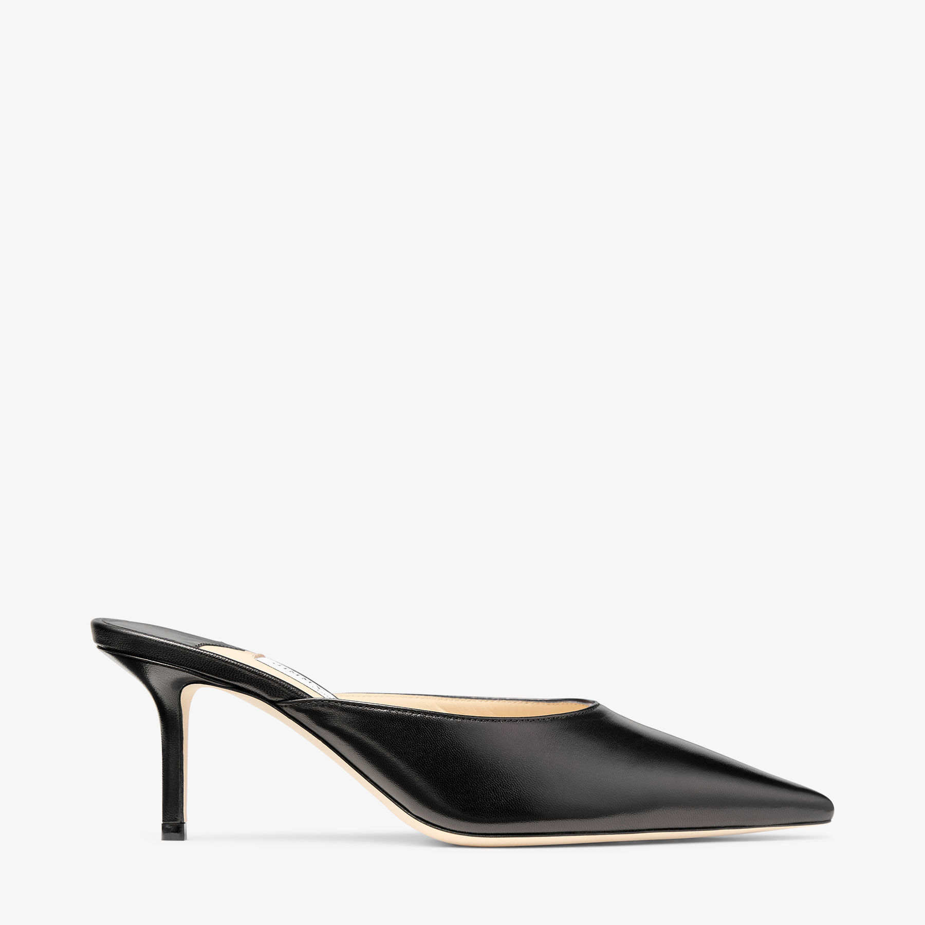 セール★Jimmy Choo★RAV 65 Rav 65 |Black Shiny Leather Mules | JIMMY CHOO