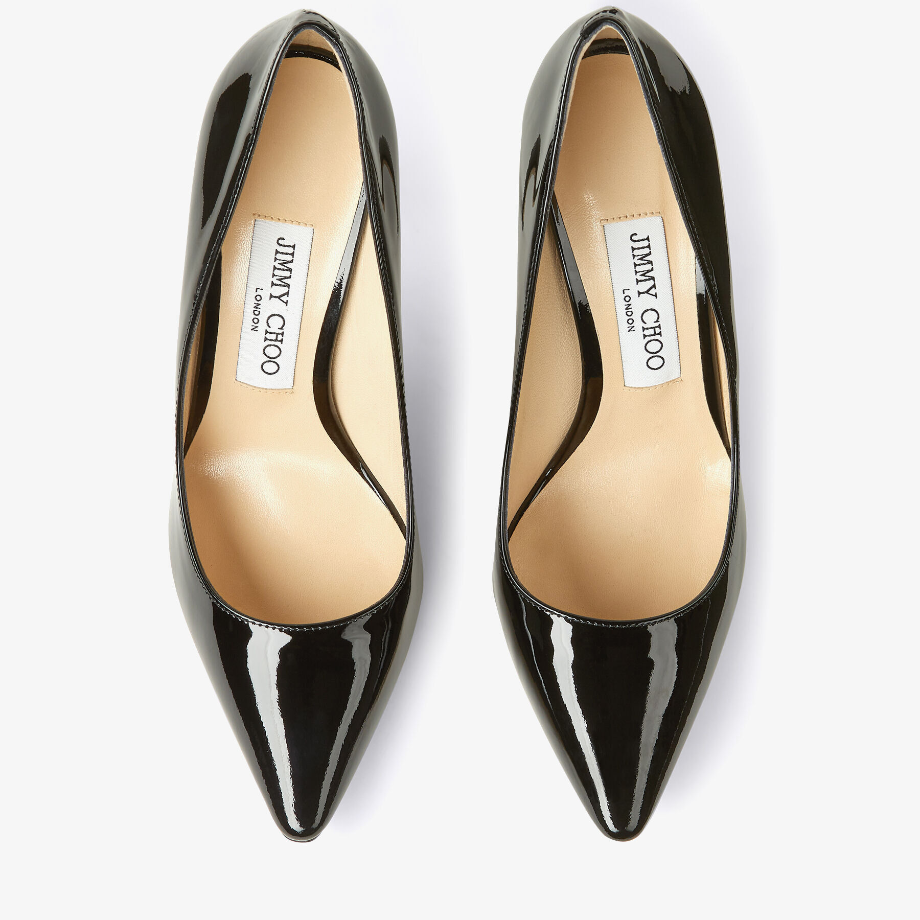 Black Patent Leather Pointy Toe Pumps | Romy 100 | Pre Fall Black Patent Leather Pointy Toe Pumps | Romy 100 | Pre Fall