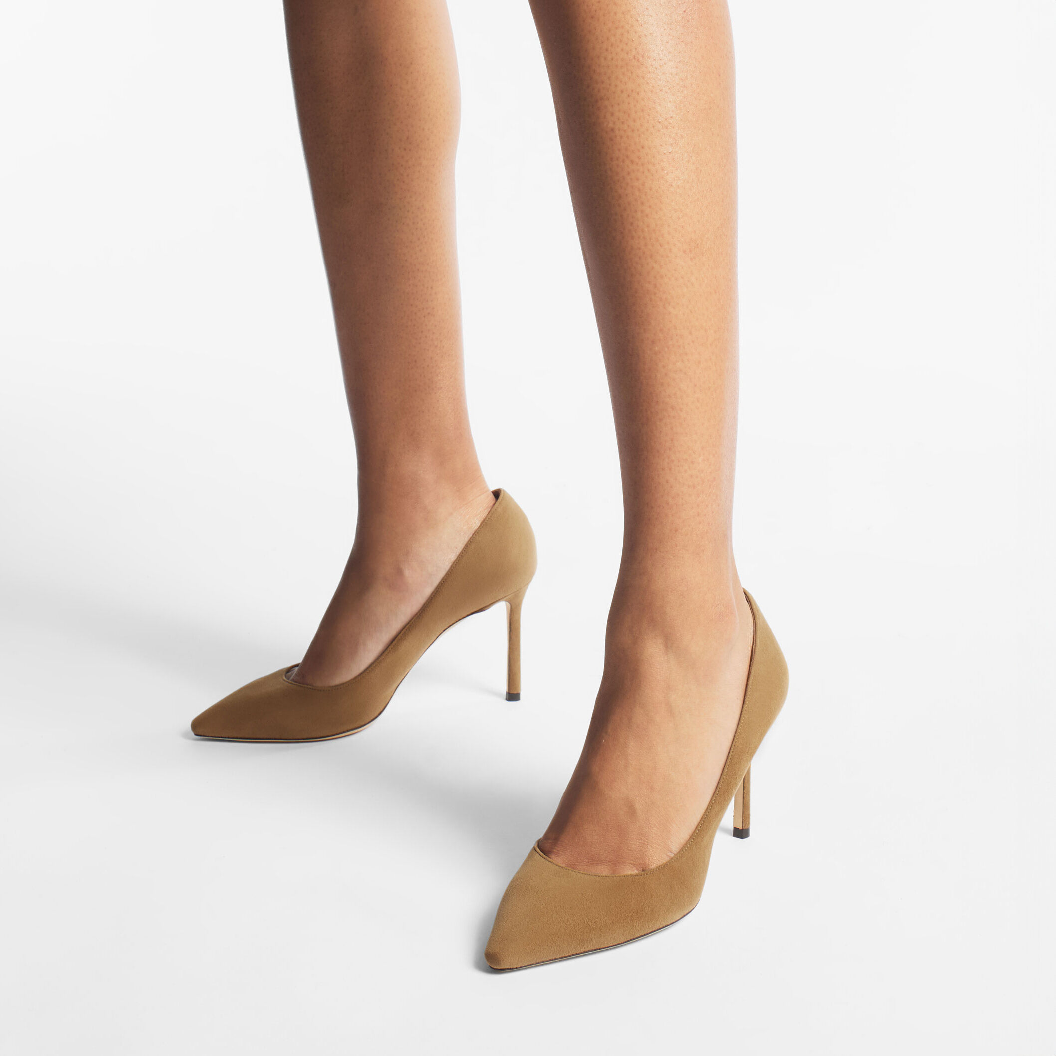 Romy 85|Rattan Suede Pumps| JIMMY CHOO