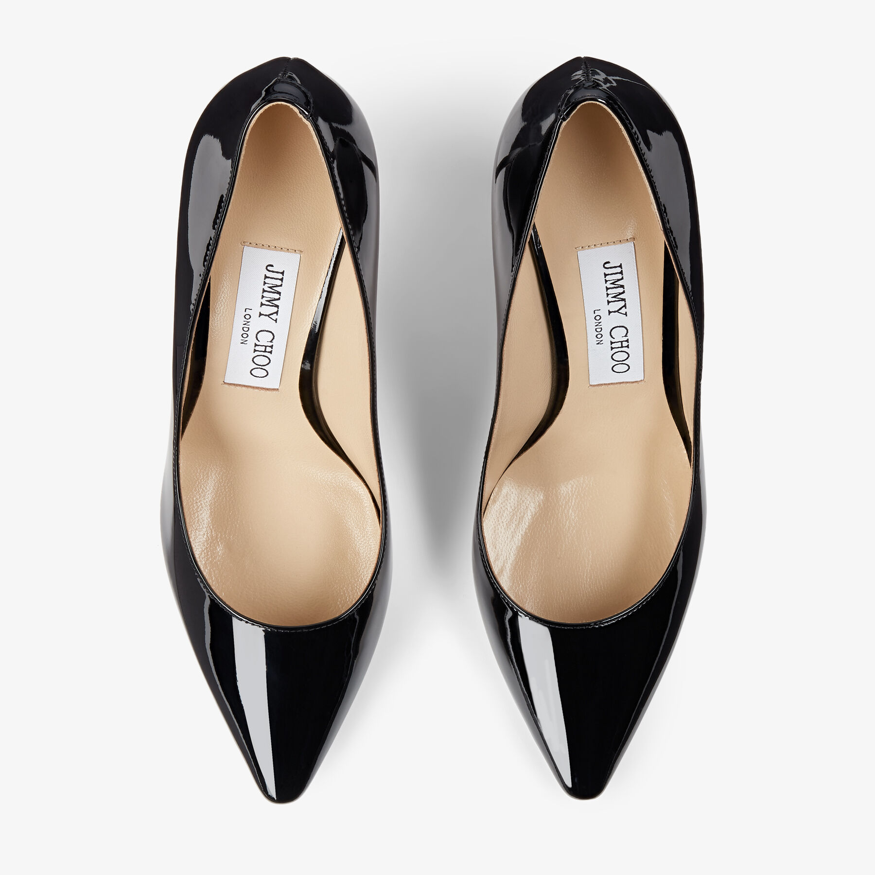 Black Patent Leather Pointy Toe Pumps | Romy 85 | Pre Fall Black Patent Leather Pointy Toe Pumps | Romy 85 | Pre Fall