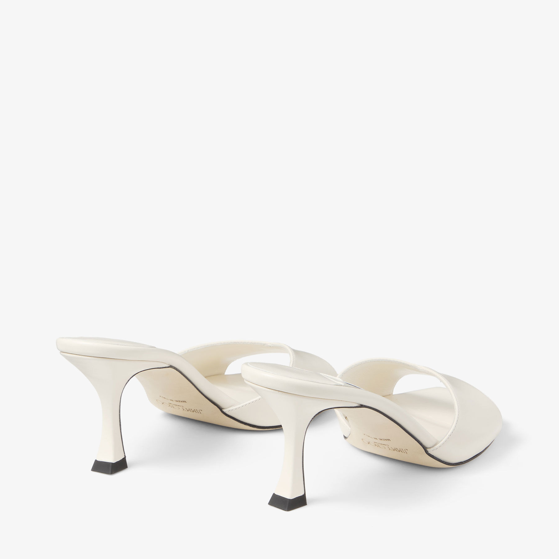 Skye 70 | Latte Leather Sandals | JIMMY CHOO