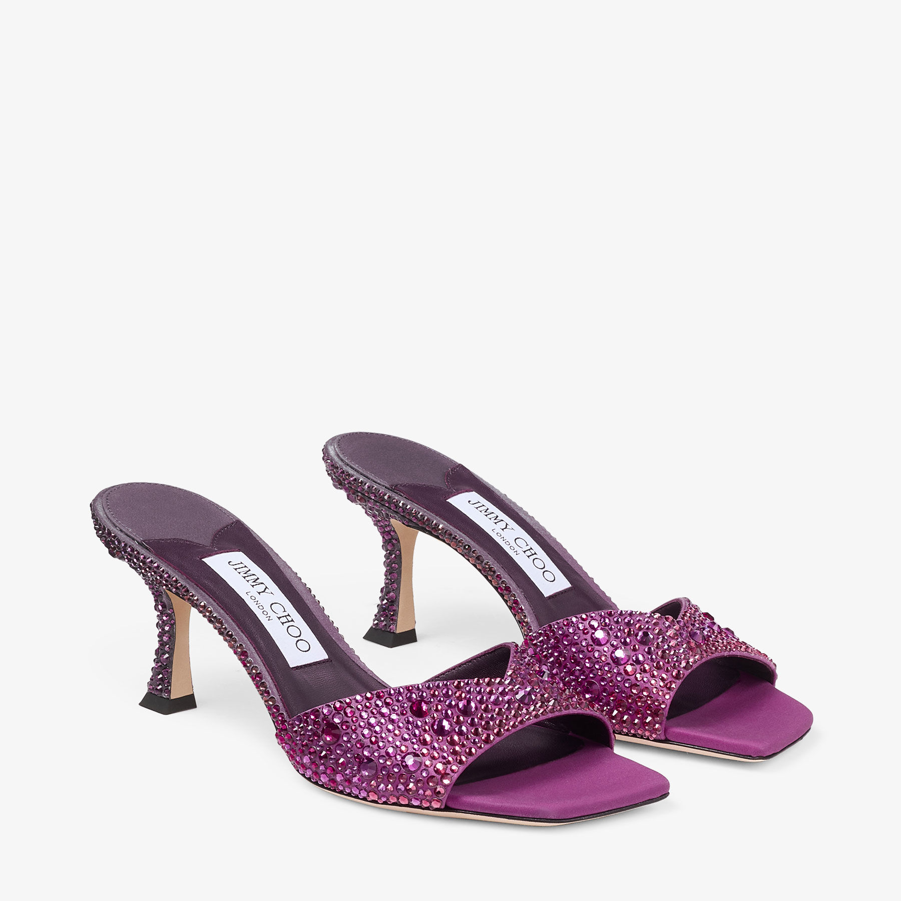 JIMMY CHOO VIOLA MIX エリカ ラメクラッチ Jimmy Choo Viola 110 Feather Crystal Embellished Heels Size 38.5