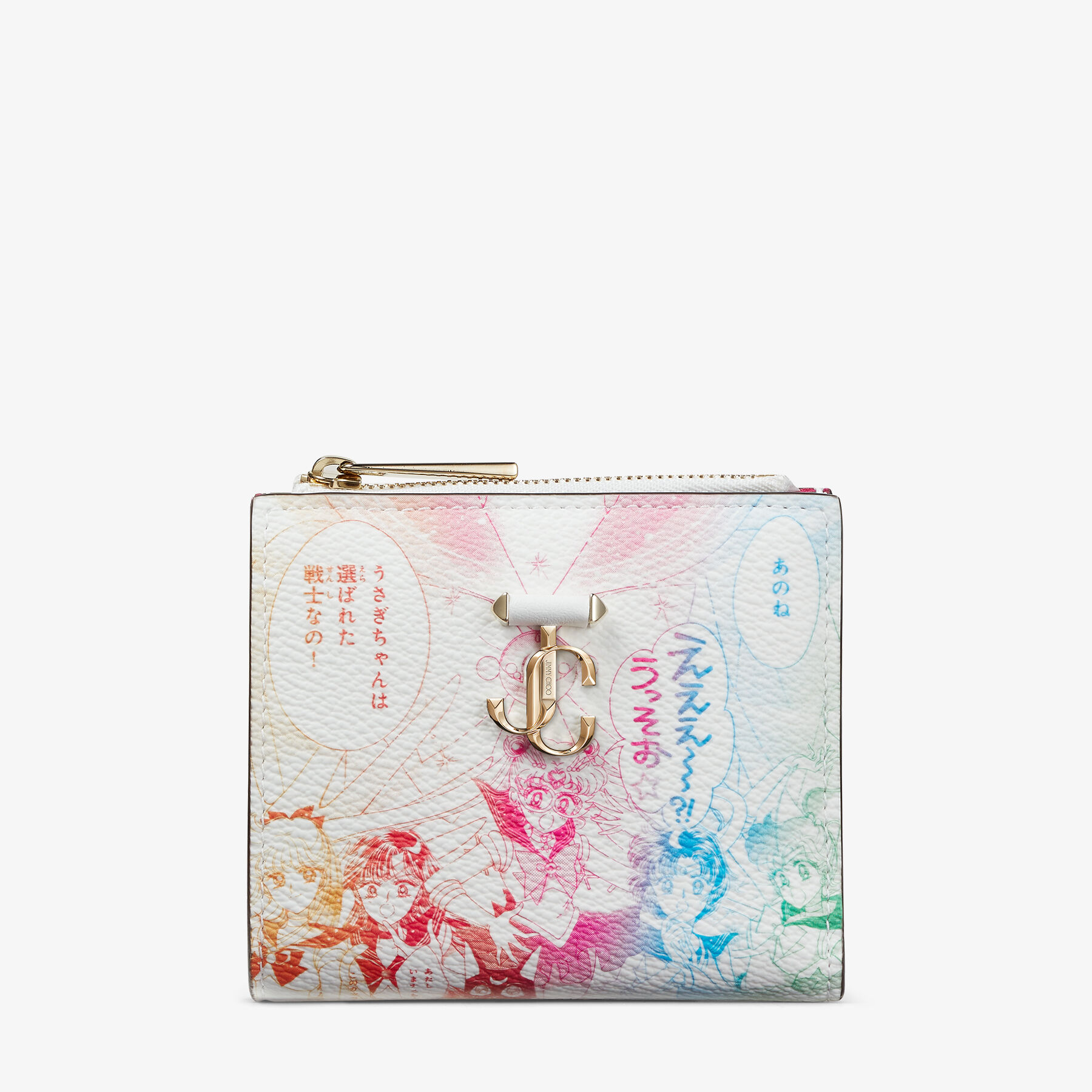 ★ JIMMY CHOO★ LONI bifold wallet 【多色在庫】 Martina | Black Leather Wallet Leather SLG | JIMMY CHOO
