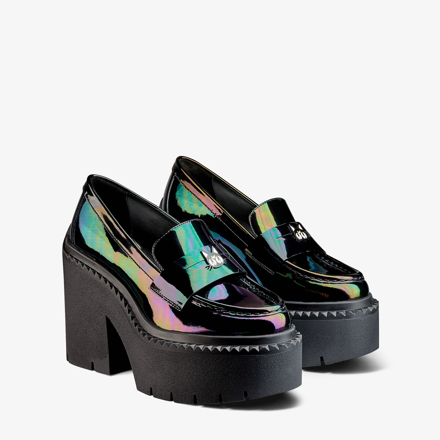 アクシアポンプ 【Jimmy Choo】 JIMMY CHOO X SAILOR MOON LUNA LOAFER 120 | Iridescent