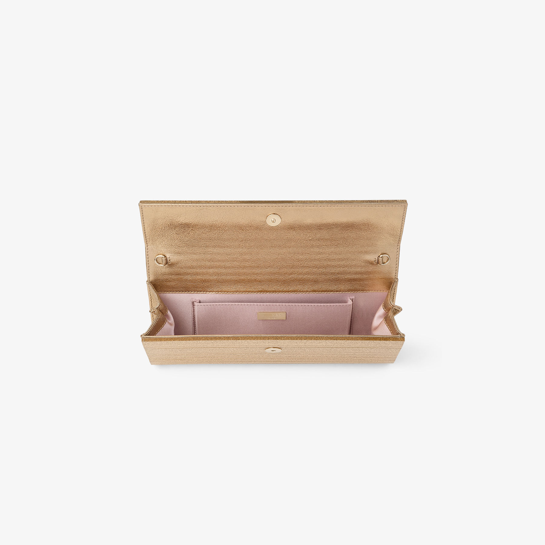Sweetie | Light Gold Mix Stardust Glitter Acrylic Clutch Bag