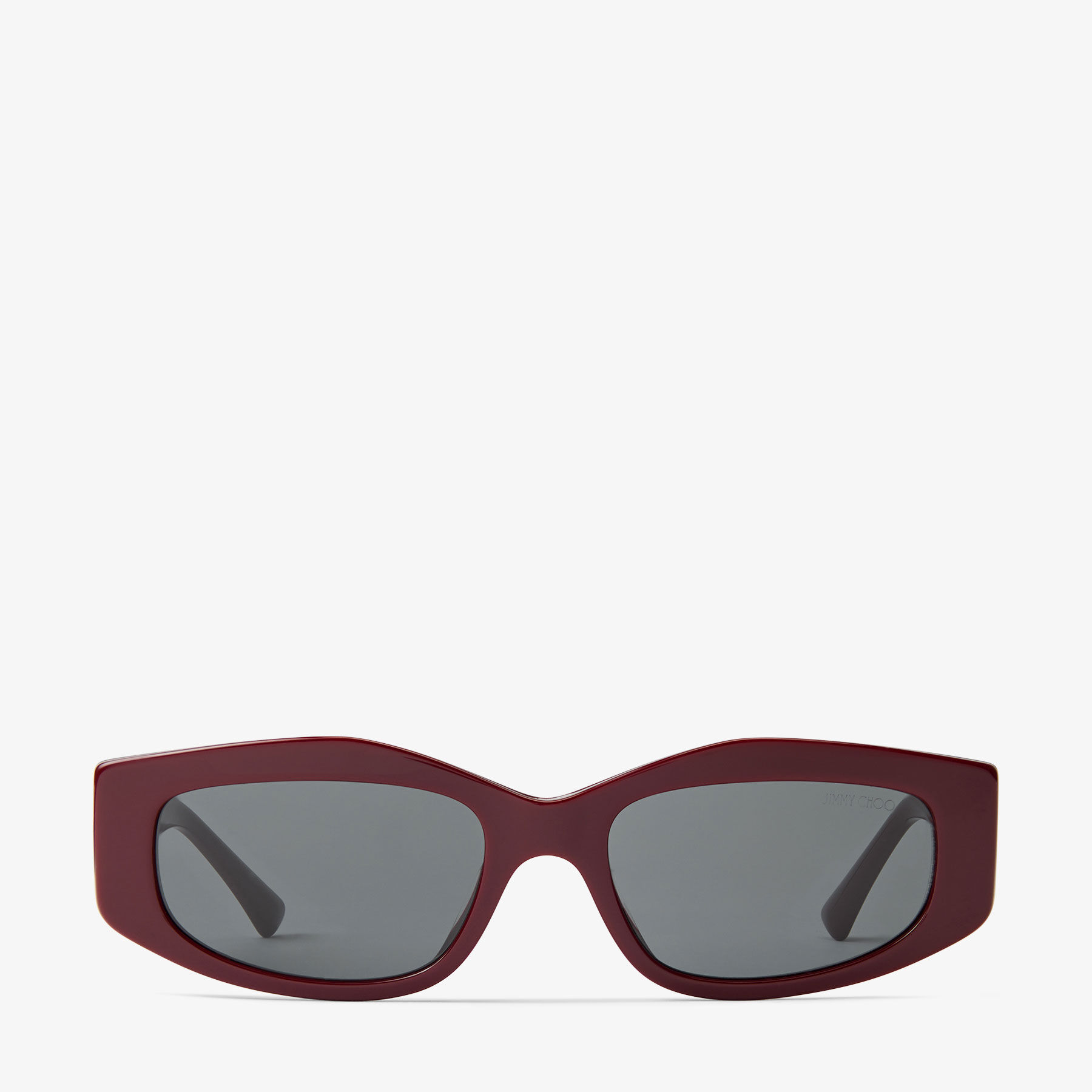 Uma | Red Geometric Sunglasses | JIMMY CHOO display picture 2
