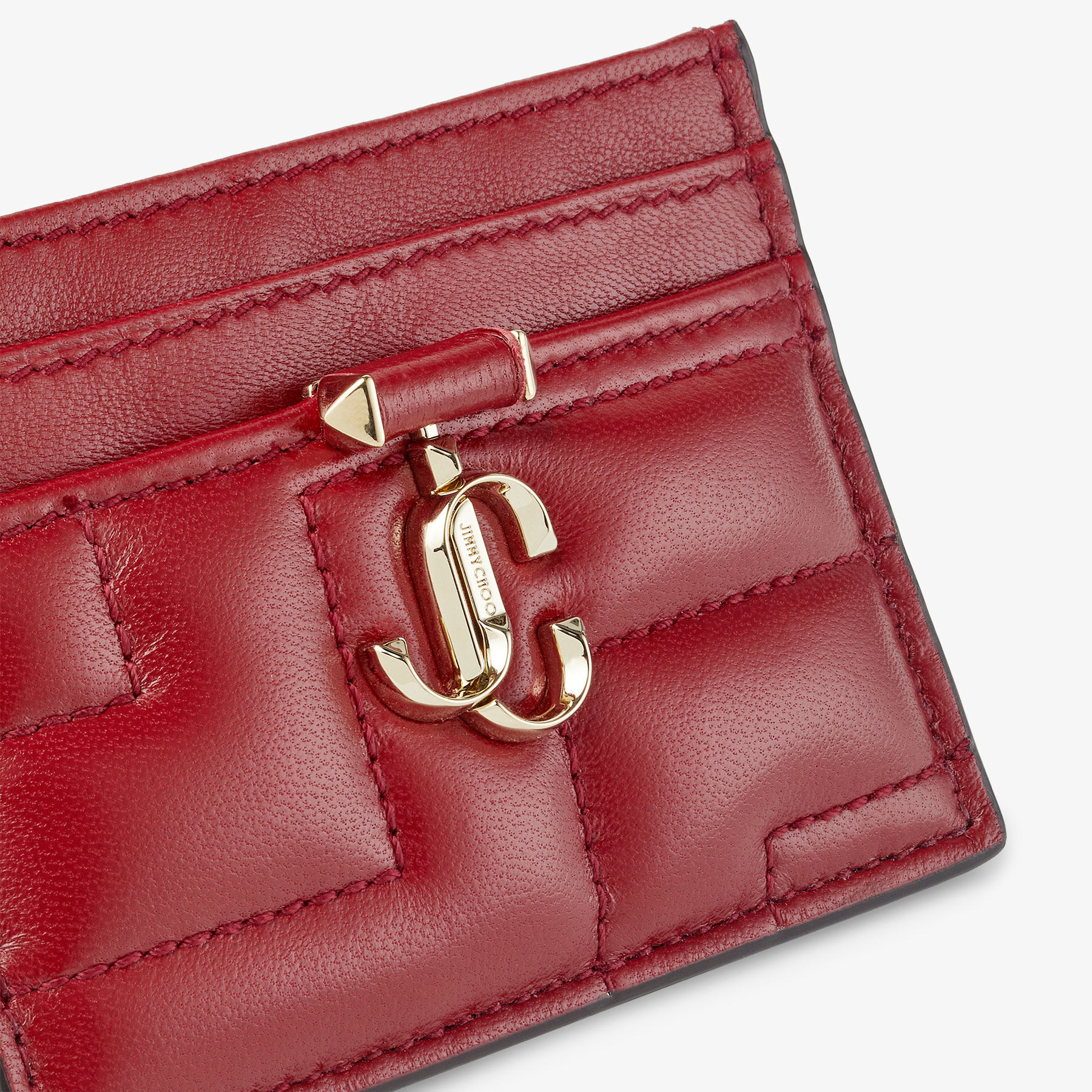 UMIKA | Ballet Pink Quilted Nappa Leather Card Holder with