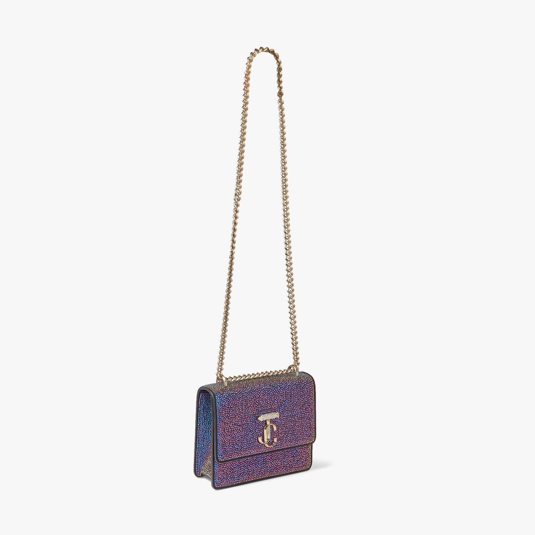 ショルダーバッグ・ポシェット JIMMY CHOO AVENUE QUAD VELVET CHAIN BAG Jimmy Choo Velvet Avenue Quad Shoulder Bag In