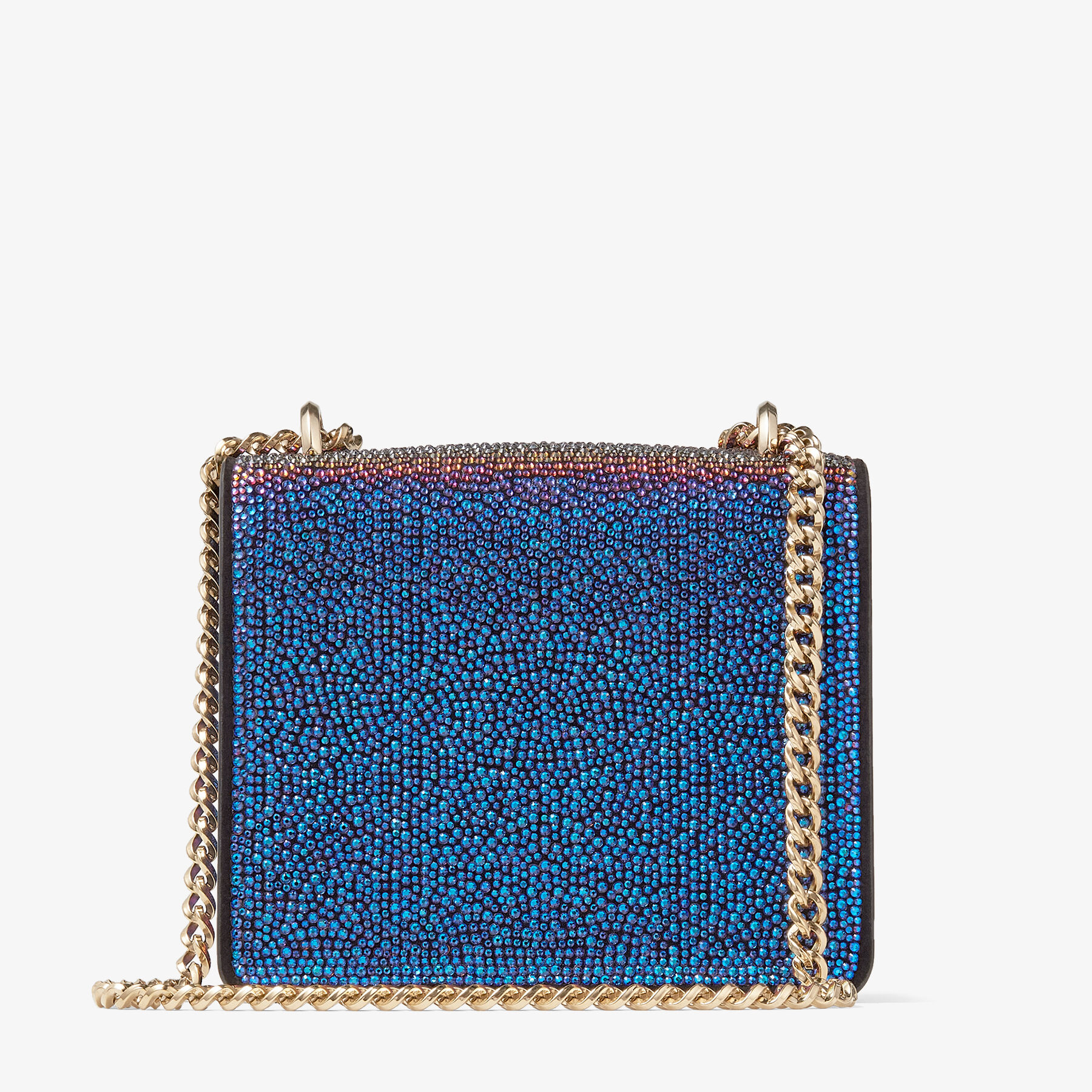 VARENNE SHOULDER/XS | Black and Ultraviolet Suede Shoulder