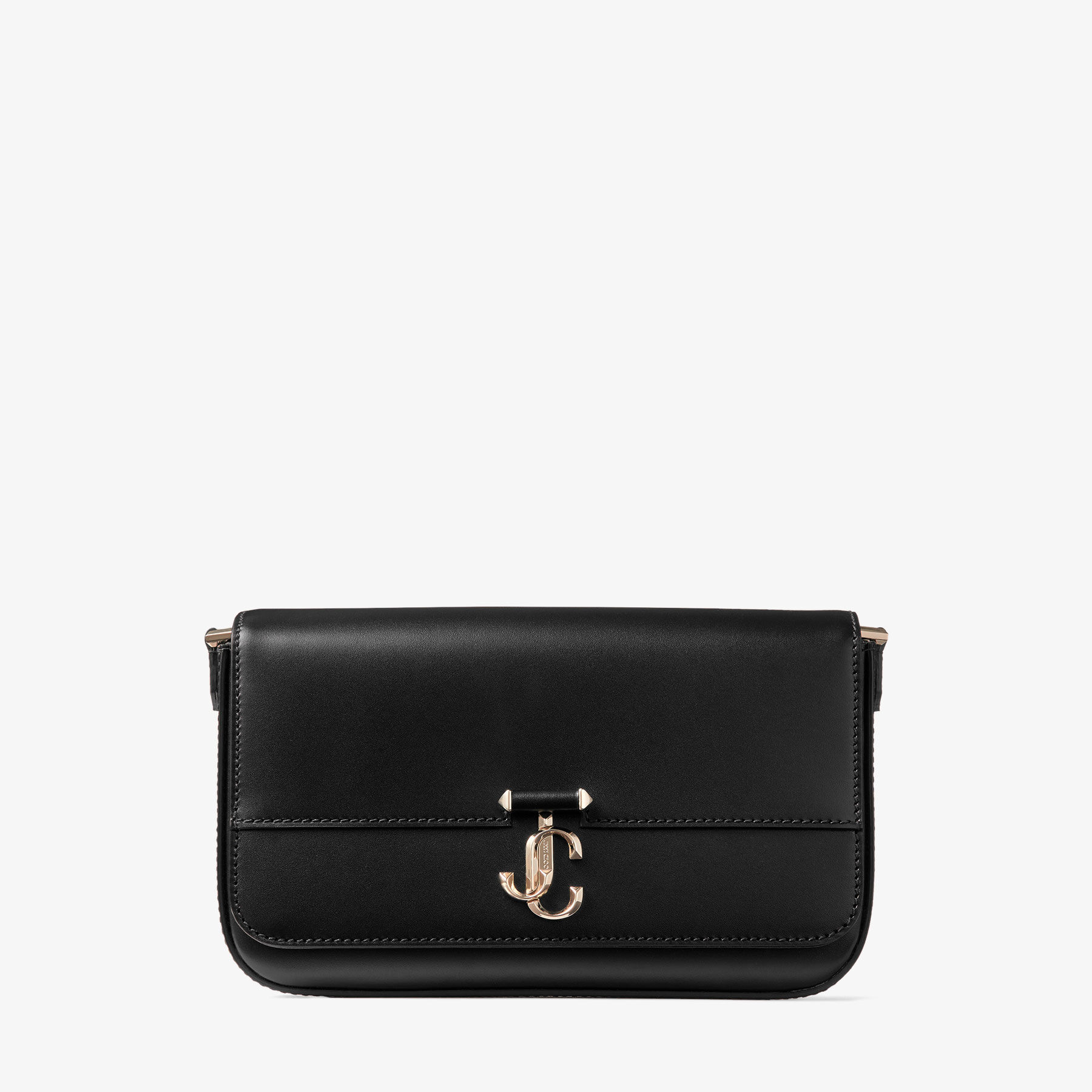 JIMMY CHOO VARENNE Studded JC logo Crossbody Shoulder Bag