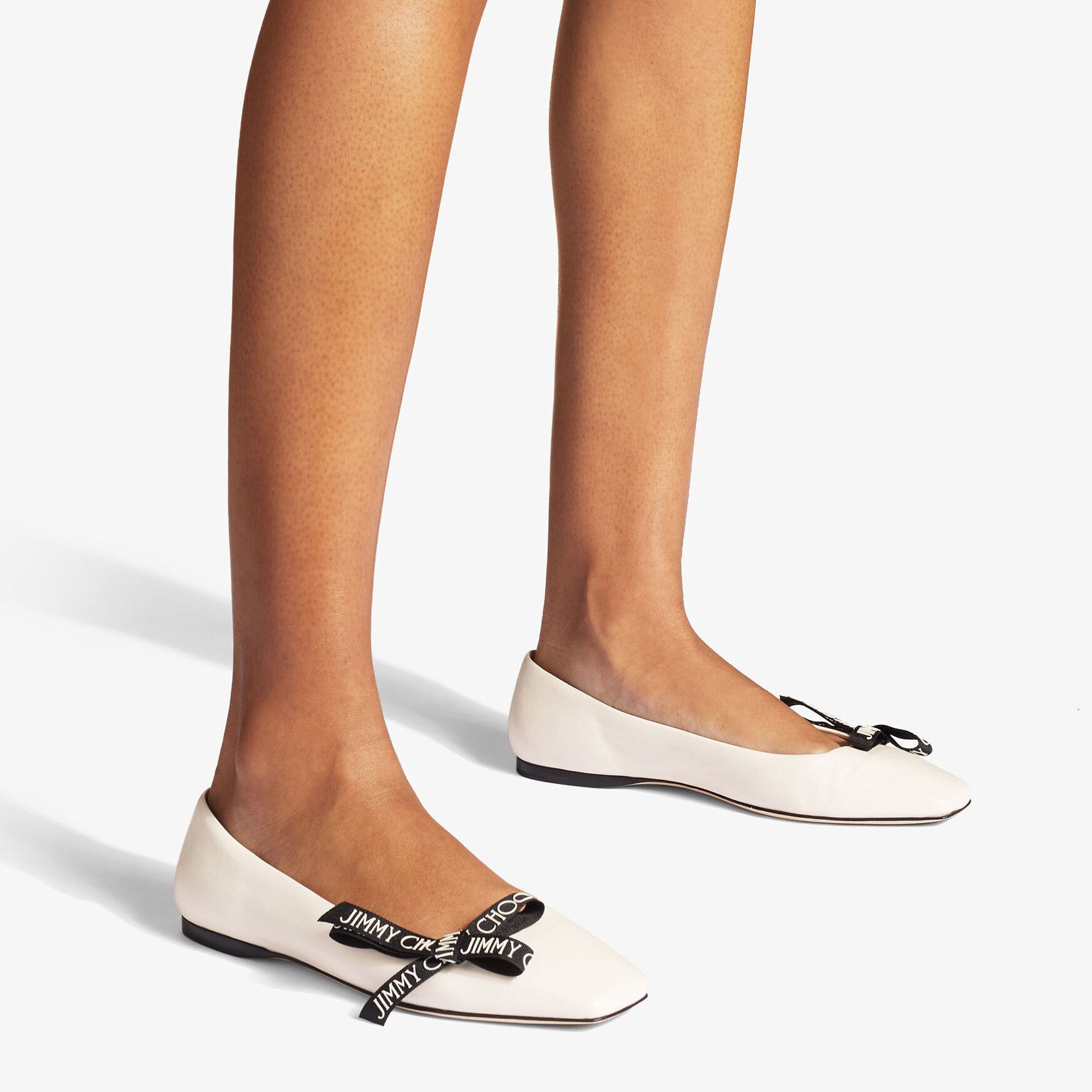 JIMMY CHOO フラット 靴 Veda leather ballet flats 802869 Jimmy Choo - Veda leather ballet flats Jimmy Choo