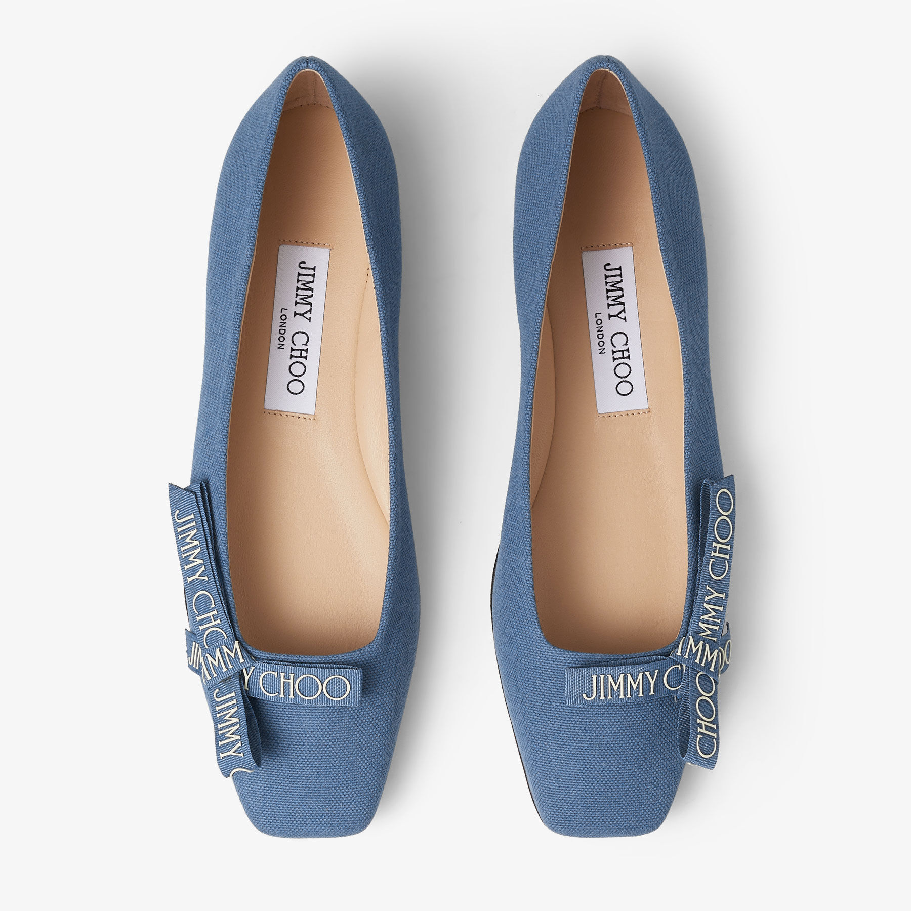 Jimmy Choo ジミーチュウ Veda Ballerina バレエシューズ VEDA BALLERINA| ジミー チュウ JP リボン付き Black ナッパ