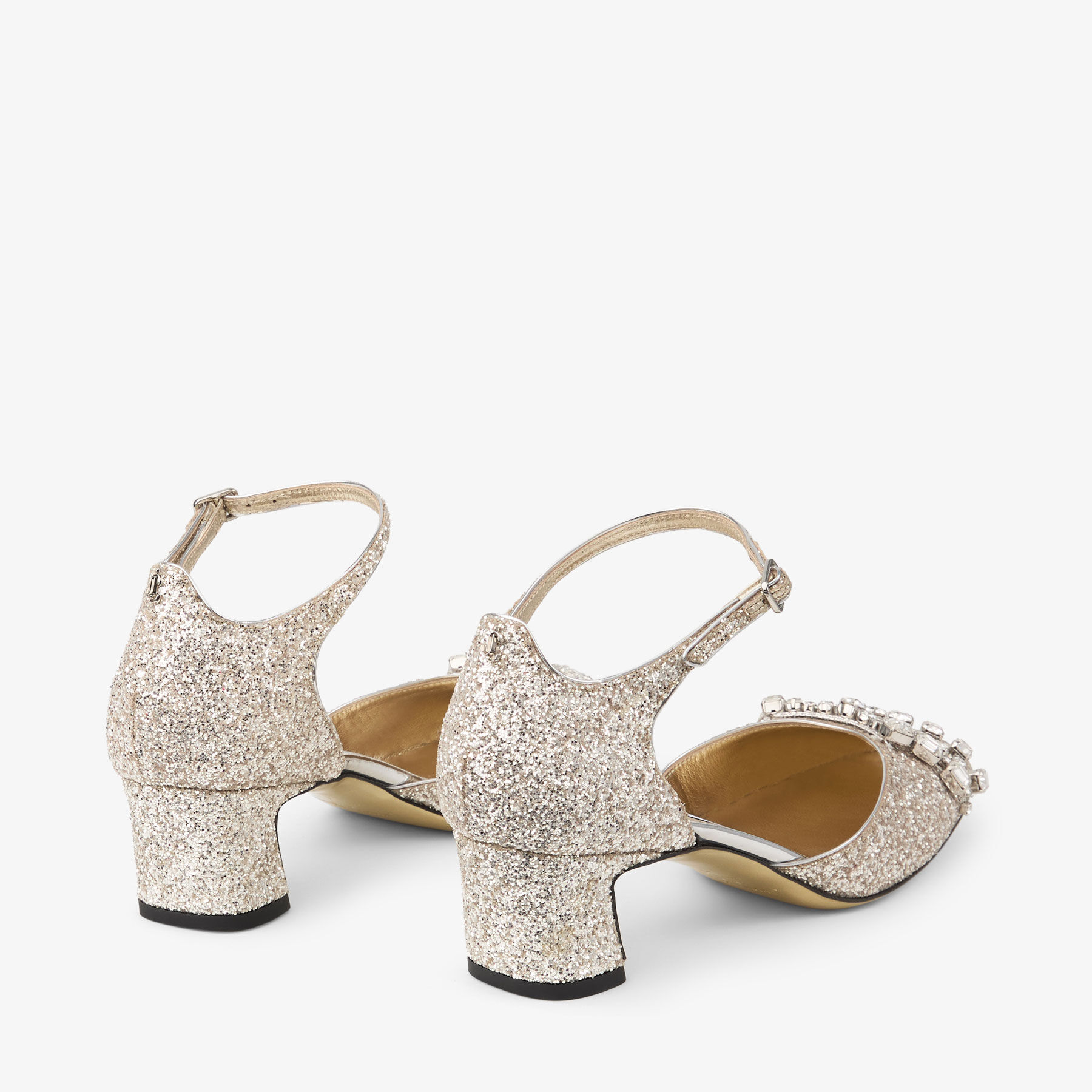Verity/BH 45 | Sand Glitter Fabric Pumps | JIMMY CHOO Verity/BH 45 | Sand Glitter Fabric Pumps | JIMMY CHOO