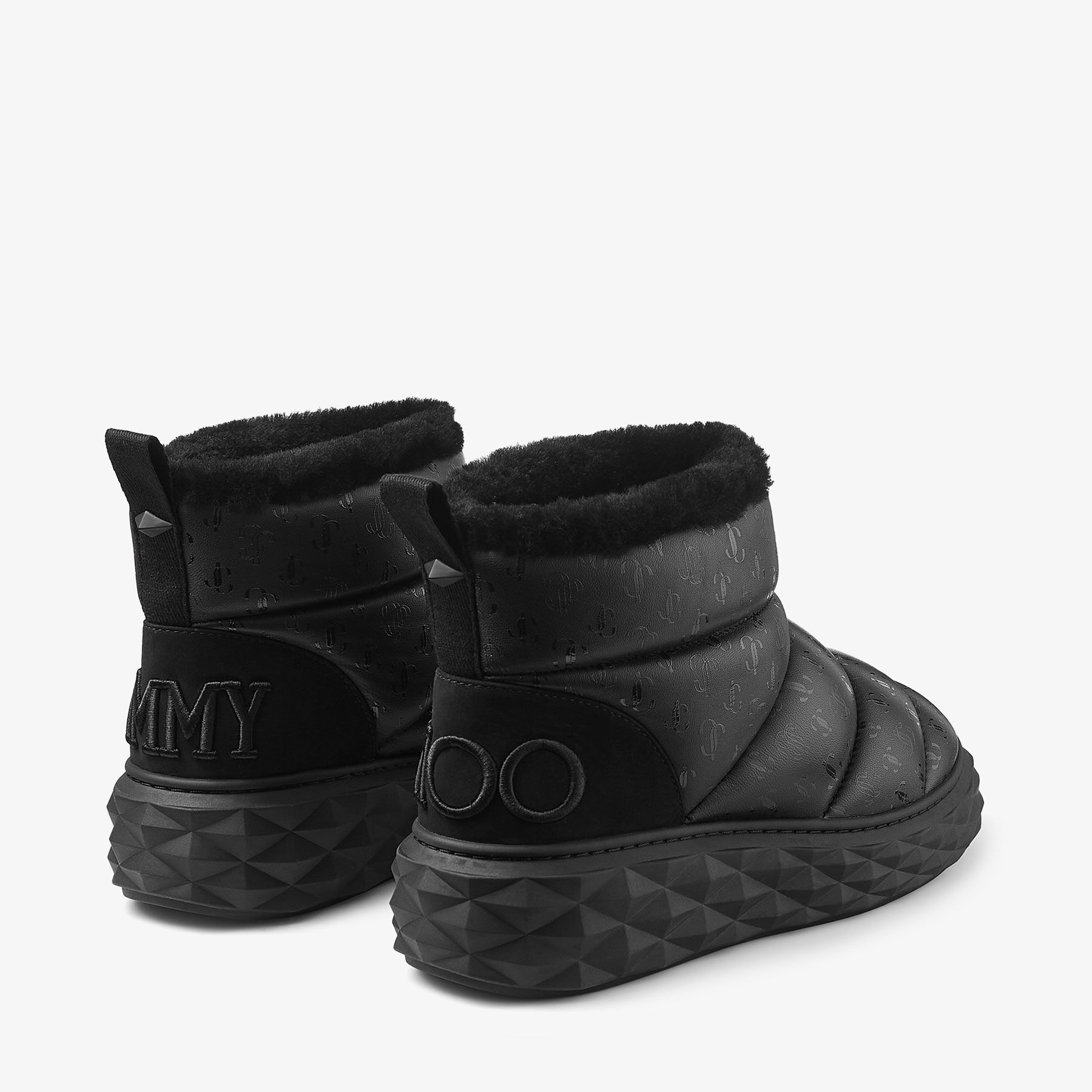Xan | Black Nappa Leather Boots | JIMMY CHOO