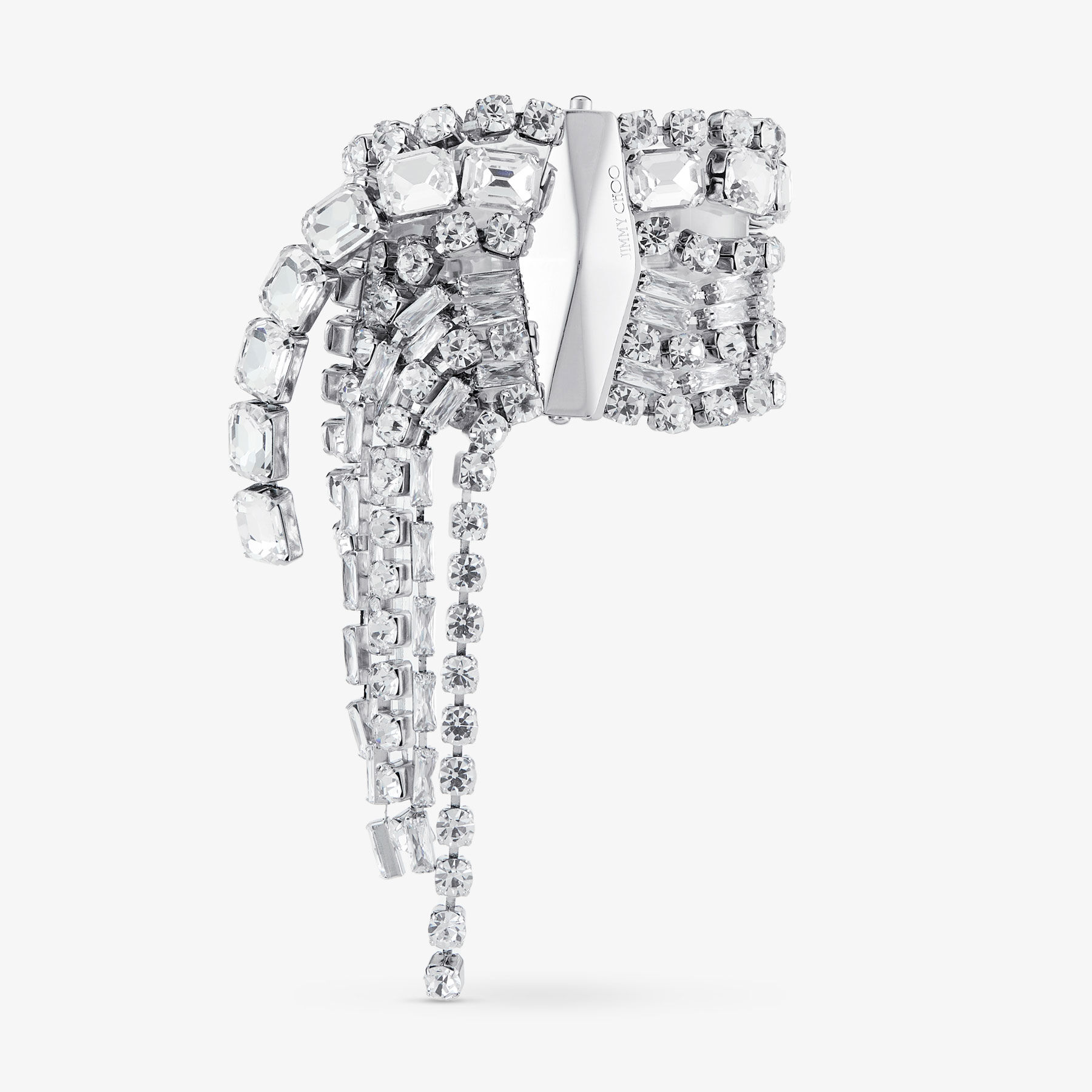 ジェラ Zandra Bracelet | Silver-Finish Crystal Bracelet | JIMMY CHOO