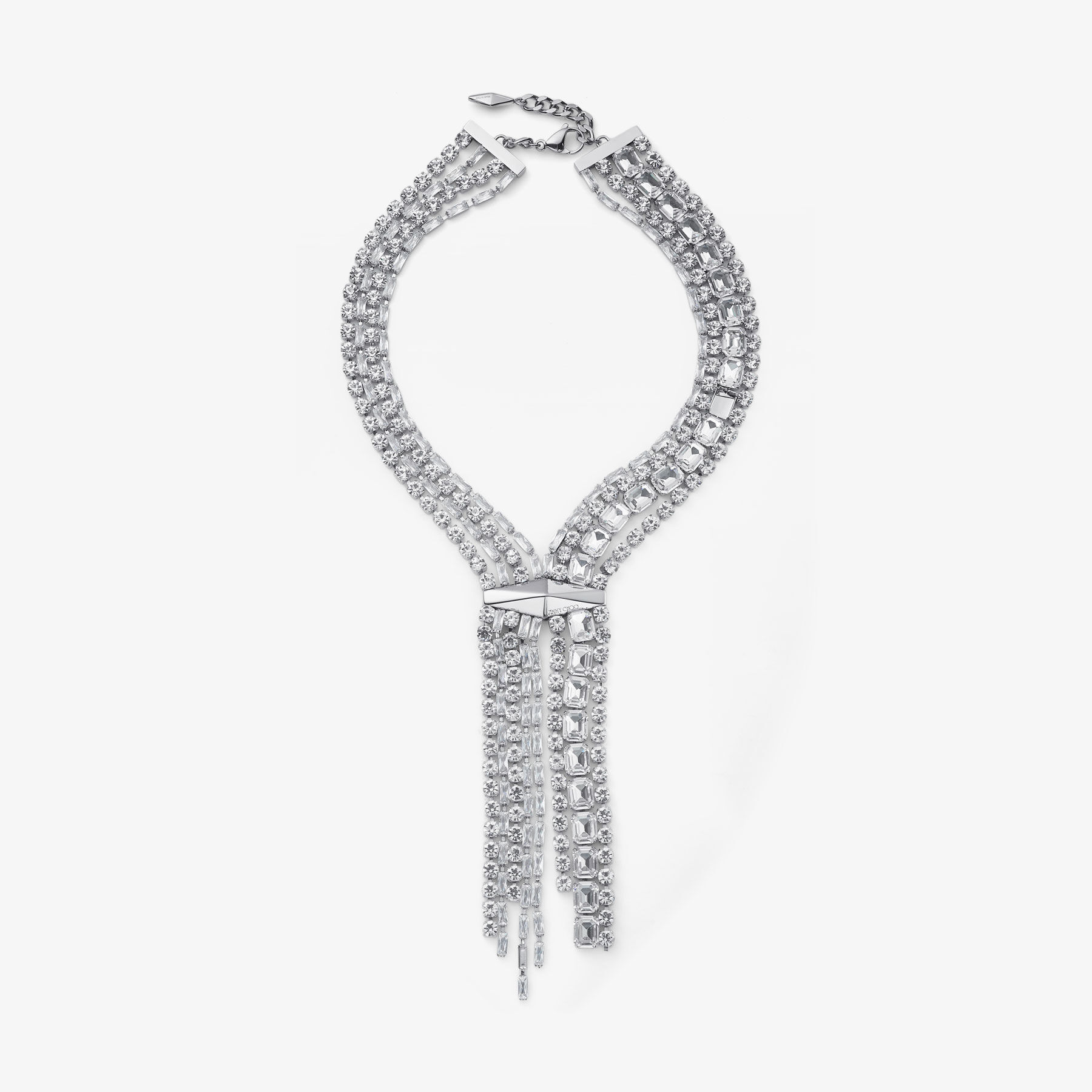 JIMMY CHOO ZANDRAEARRINGSXYDSILVERCRYSTAL 関税送料込 JIMMY CHOO Zandra 0C3537 Clutch bag – kingram-japan