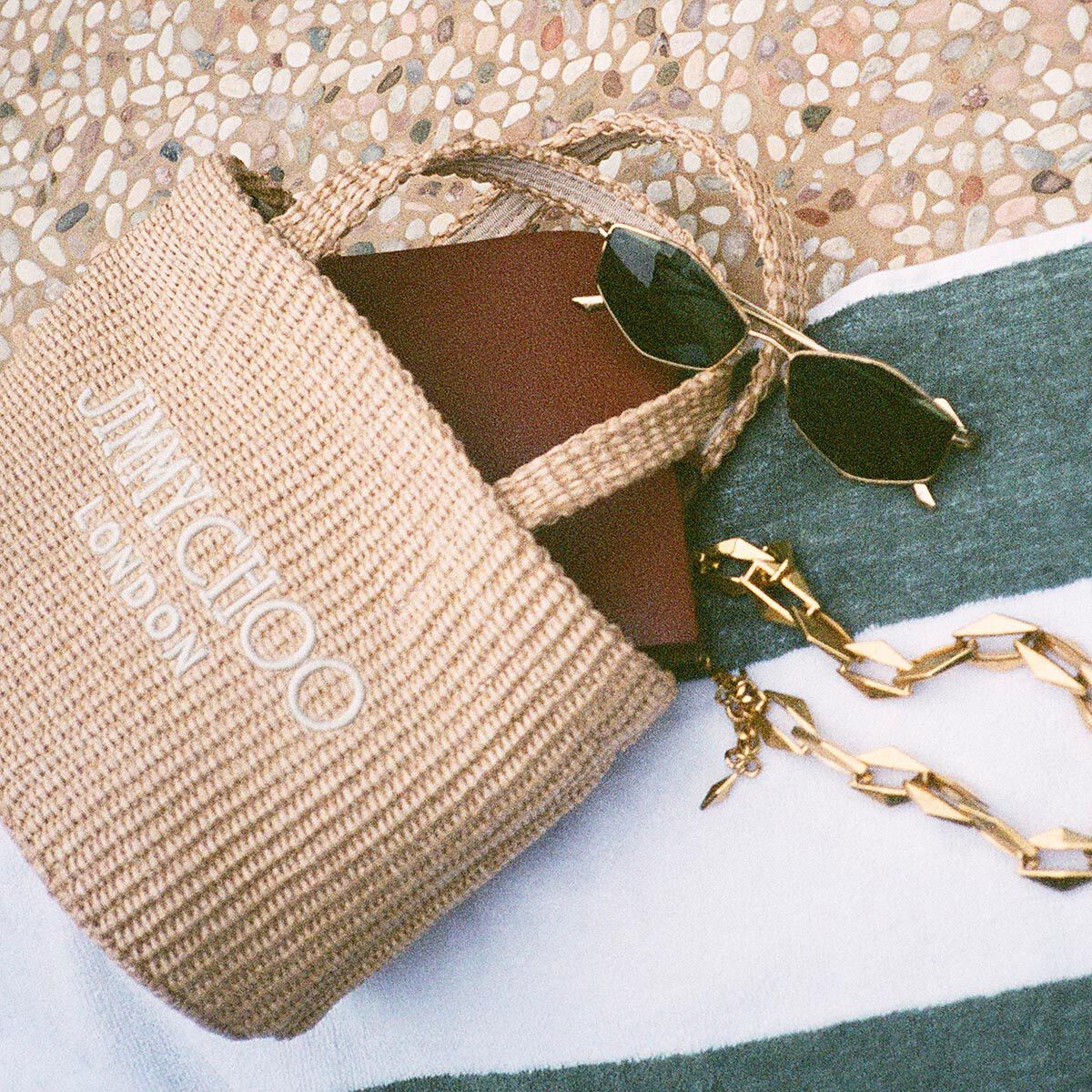  コップ Zoey | Gold Geometric Sunglasses | JIMMY CHOO