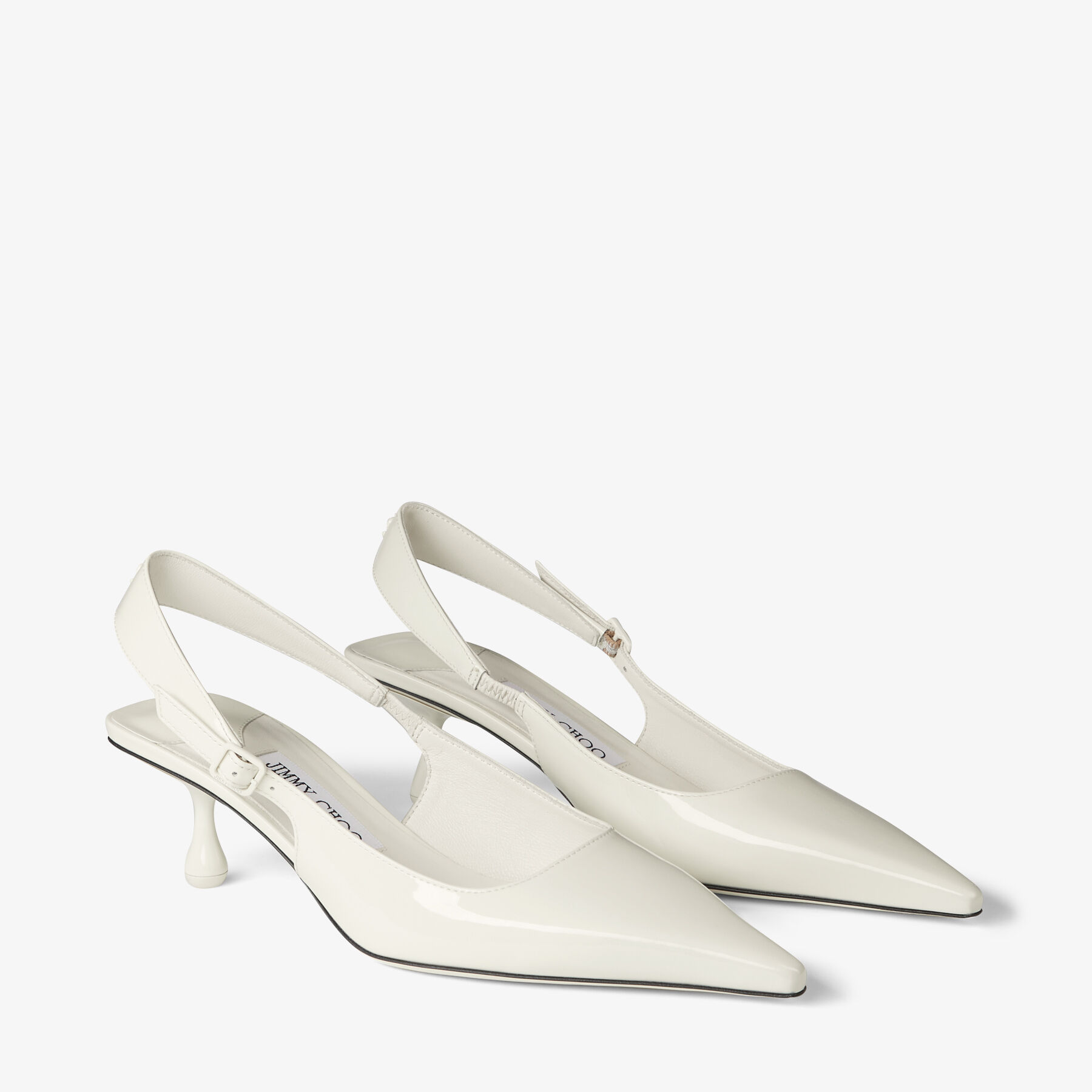 Amel 50 | Latte Patent Leather Pumps | JIMMY CHOO