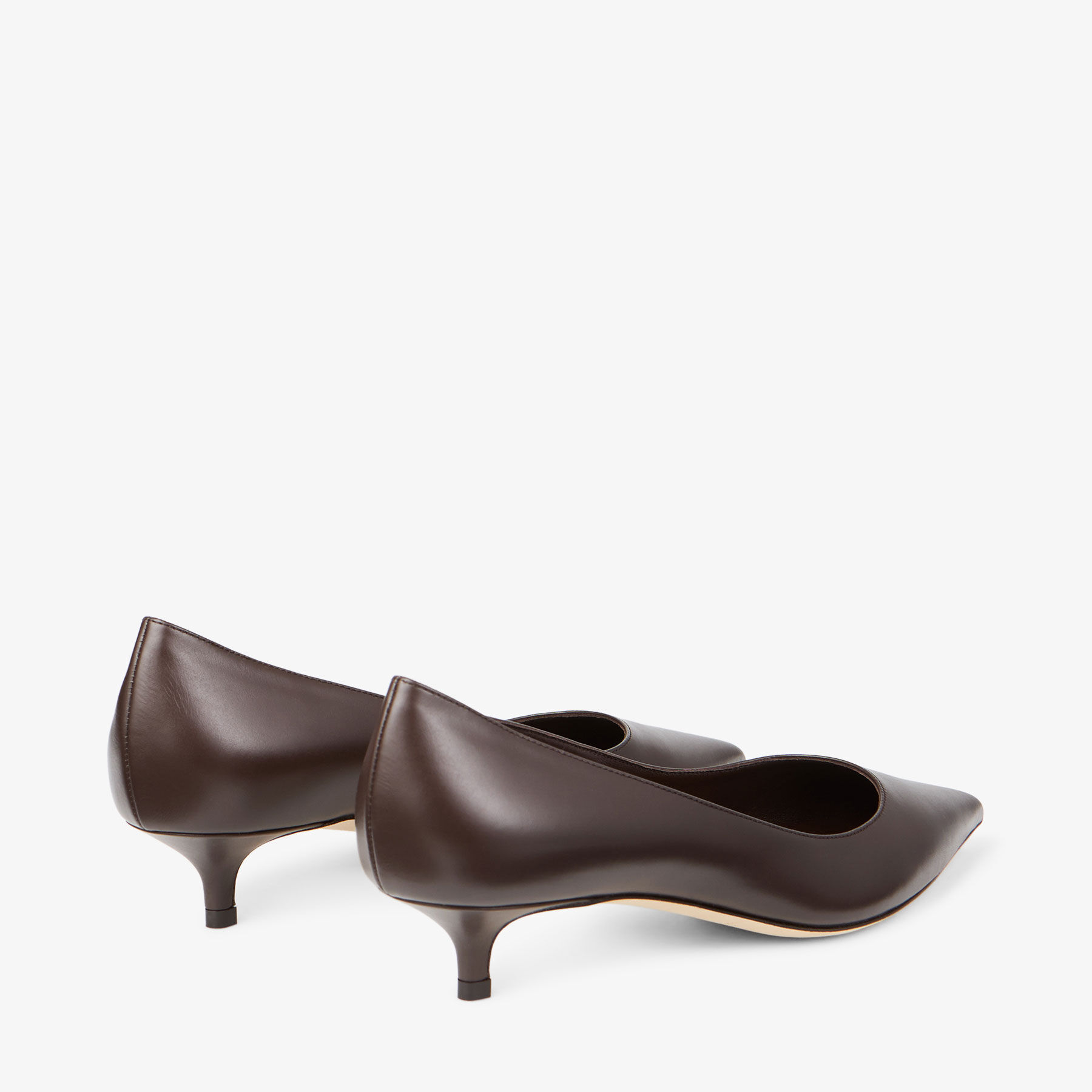 Amelia | Chocolate Calf Leather Pumps | JIMMY CHOO