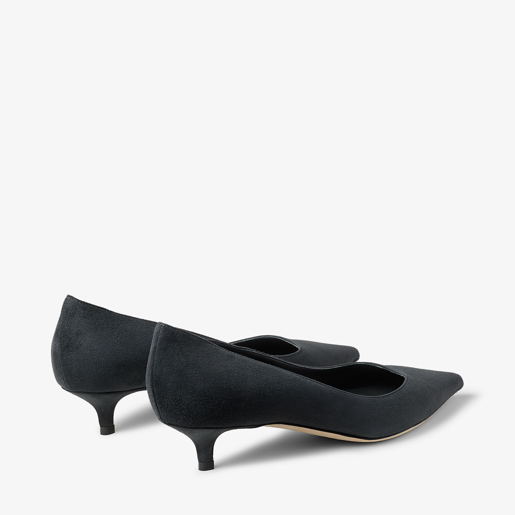 Amelia | Graphite Tonal Suede Pumps | JIMMY CHOO