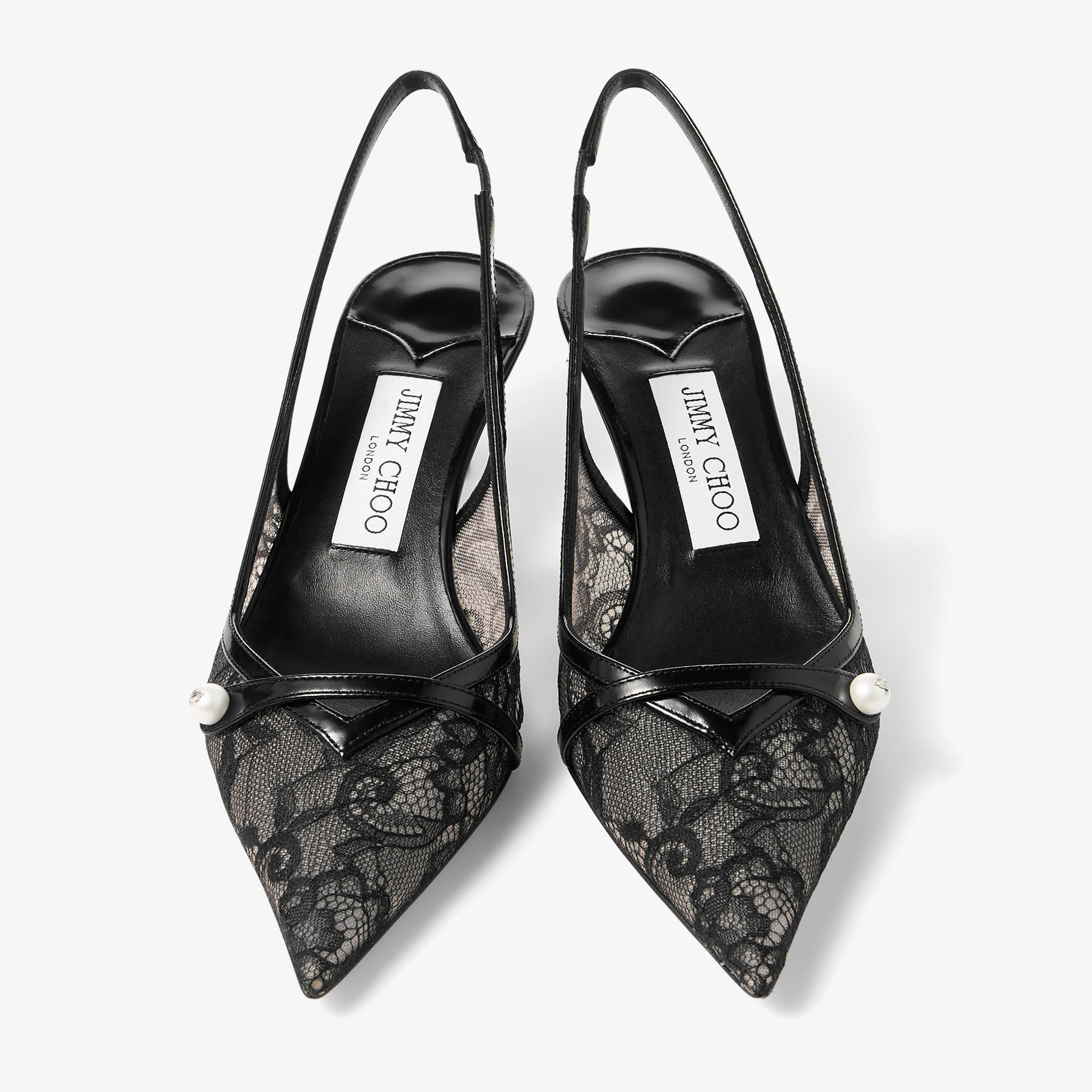 ✨人気✨JIMMY CHOO 総レース フラットシューズ フラワー 刺繍 黒 ✨人気✨JIMMY CHOO 総レース フラットシューズ フラワー 刺繍 黒