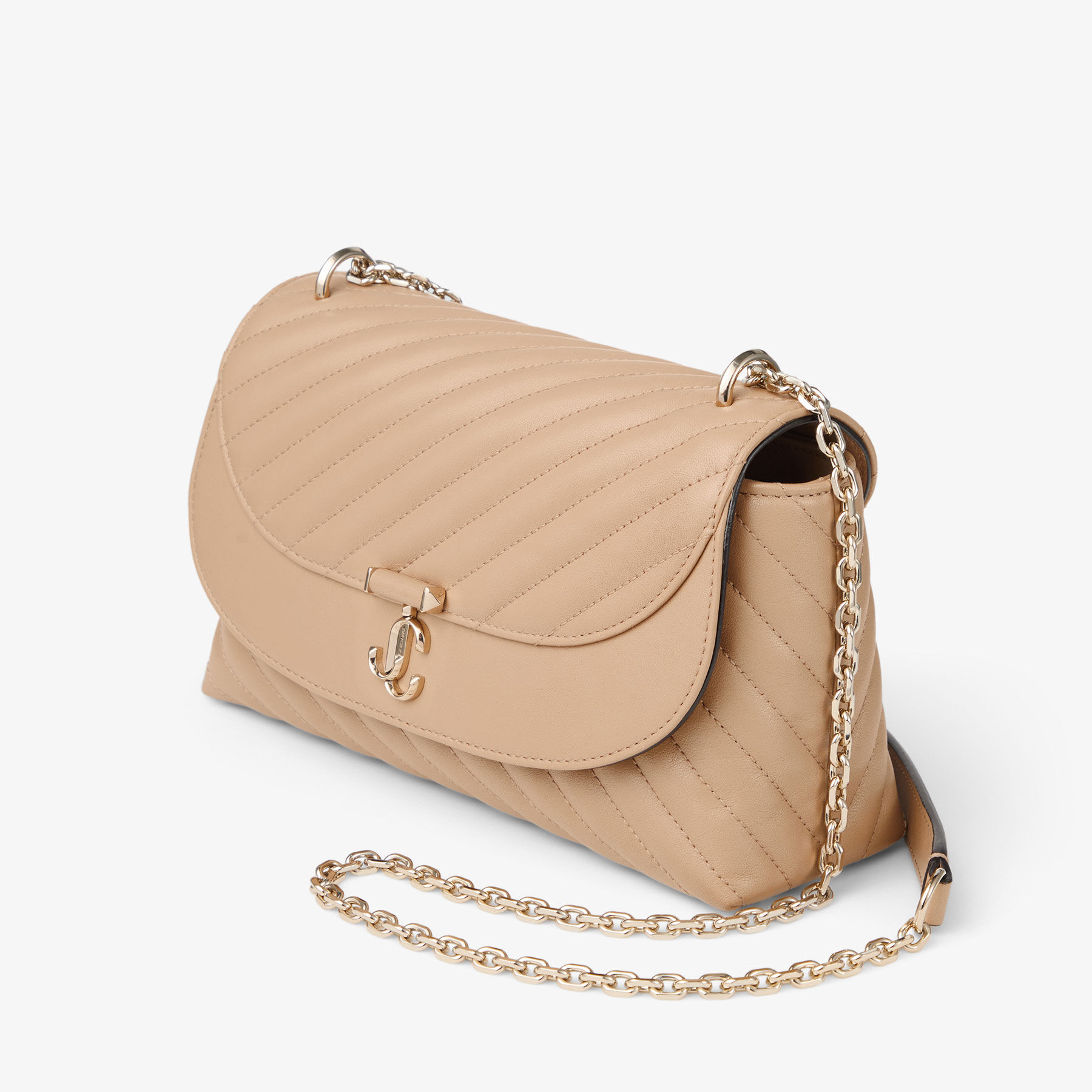 JIMMY CHOO ボディバッグ DIAMONDZIPXBODYSOG_027424_FRON