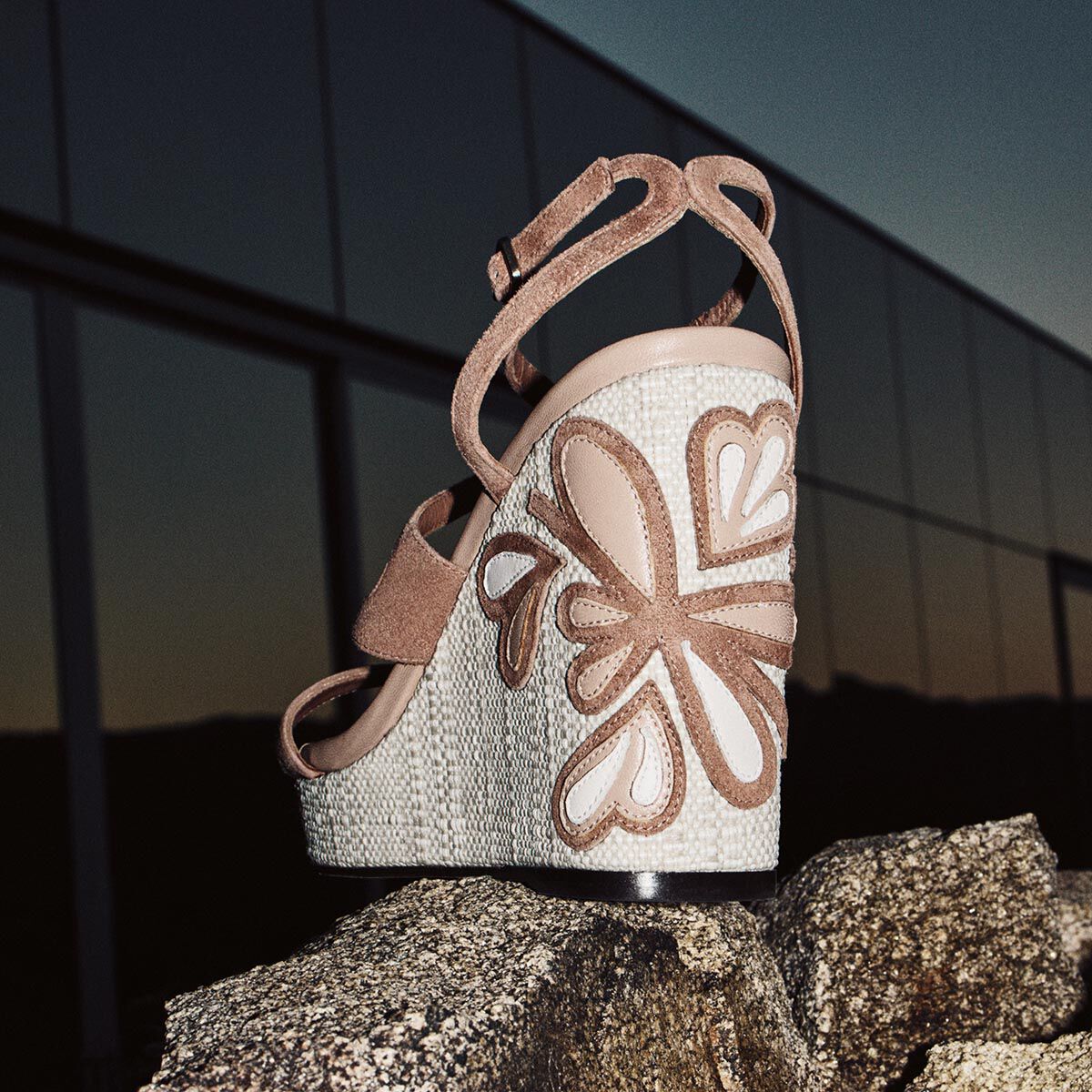 Ayla 110 | Toffee and Natural Mix Suede and Nappa Leather Wedges Ayla 110 | Toffee and Natural Mix Suede and Nappa Leather Wedges