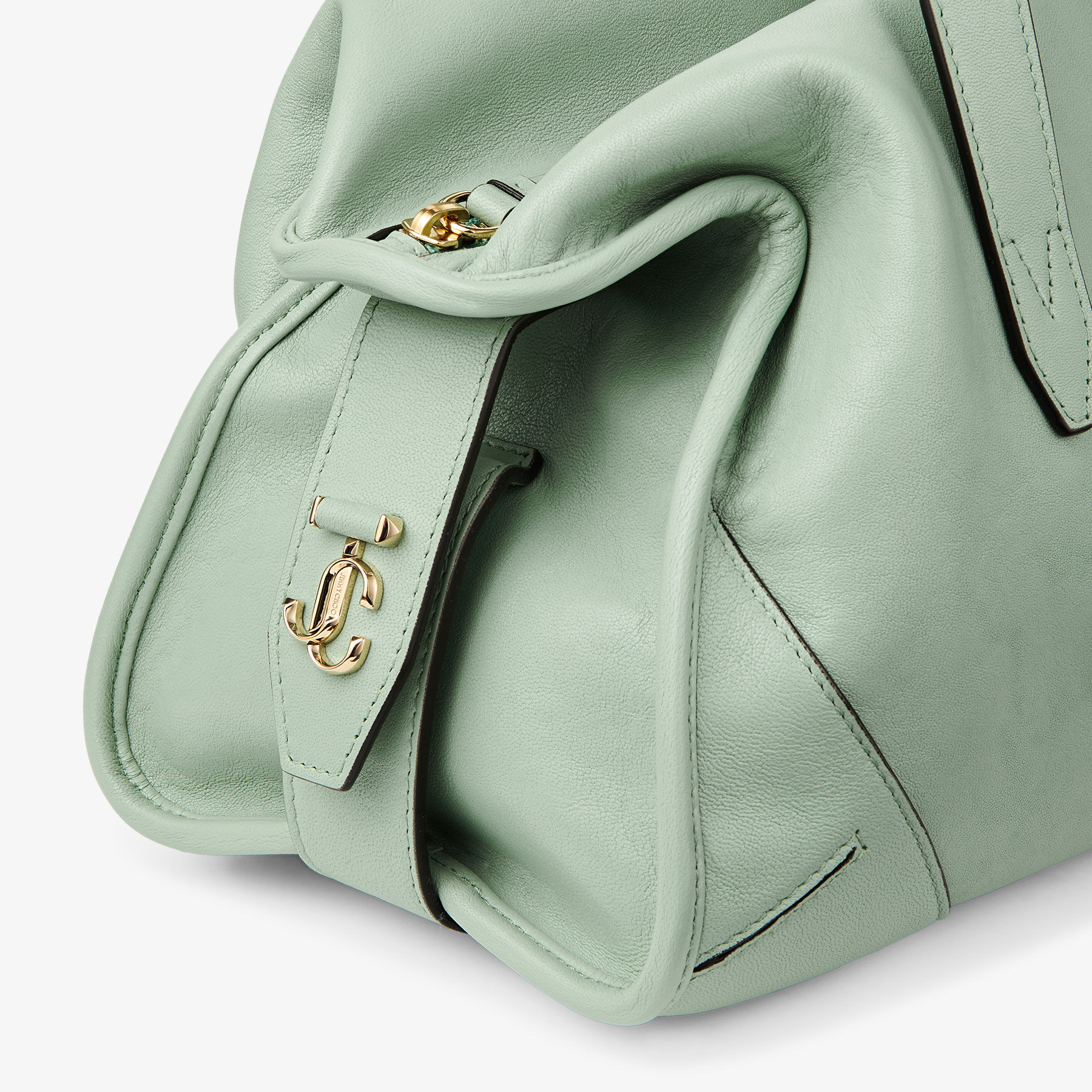 バッグ jima Drawstring Tote Large | Natural Soft Raffia Tote Bag with Smooth